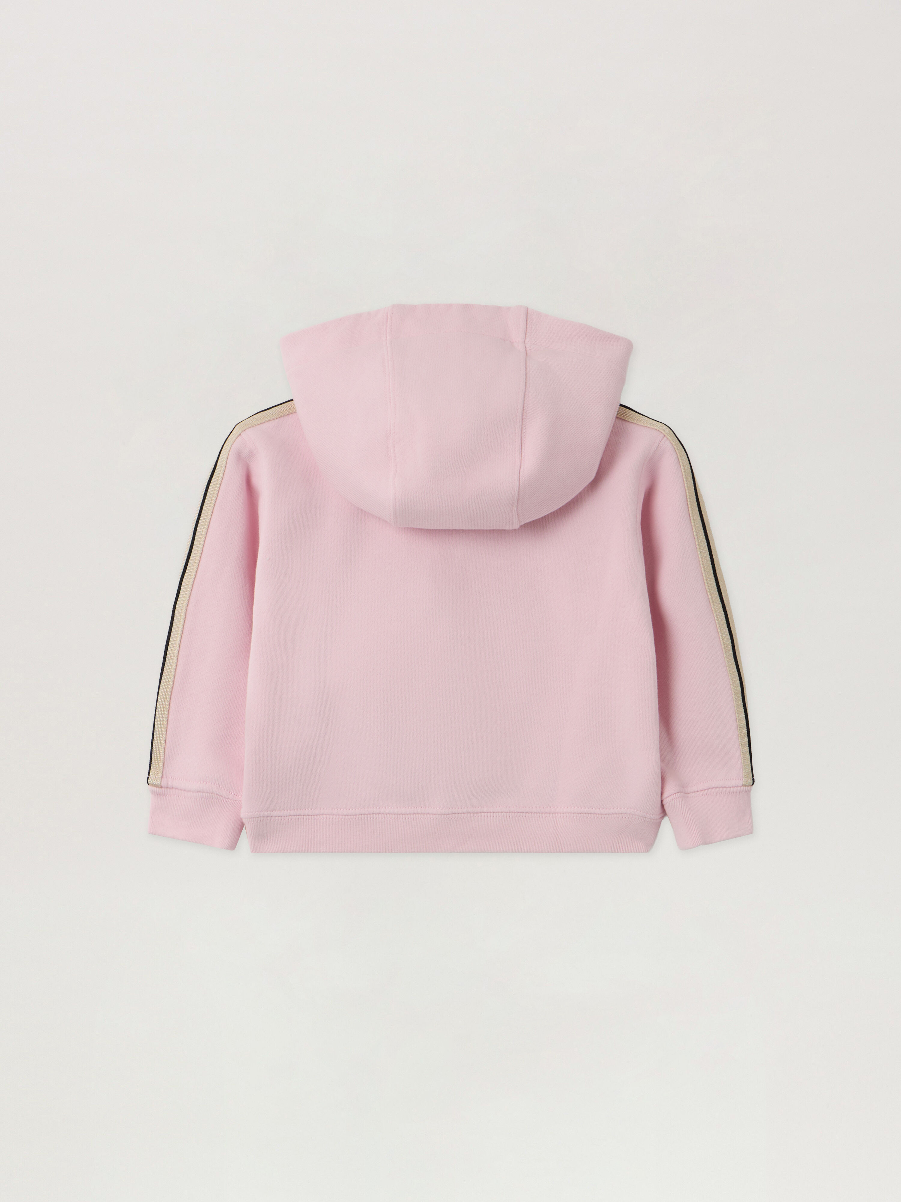 PALM ANGELS Pa New Track Hoodie Full Zip SOFT PINK - OFF WHITE PG3X003F25FLE001