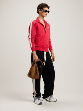 PALM ANGELS Classic Logo Track Jacket RED OFF WHITE PMBD058S26FAB001