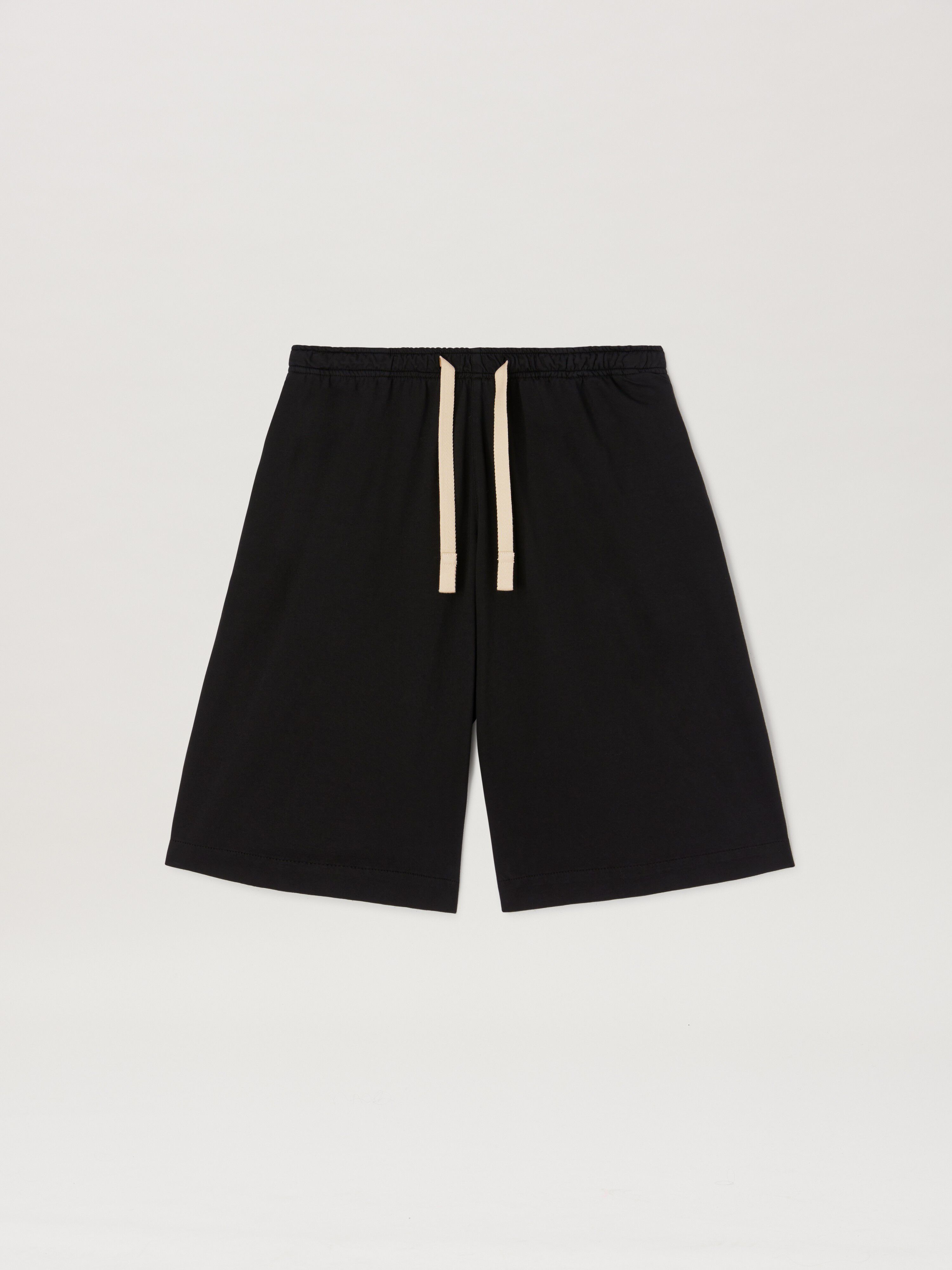 PALM ANGELS  Palms dyed shorts BLACK - BLACK PMCS011S25FAB001