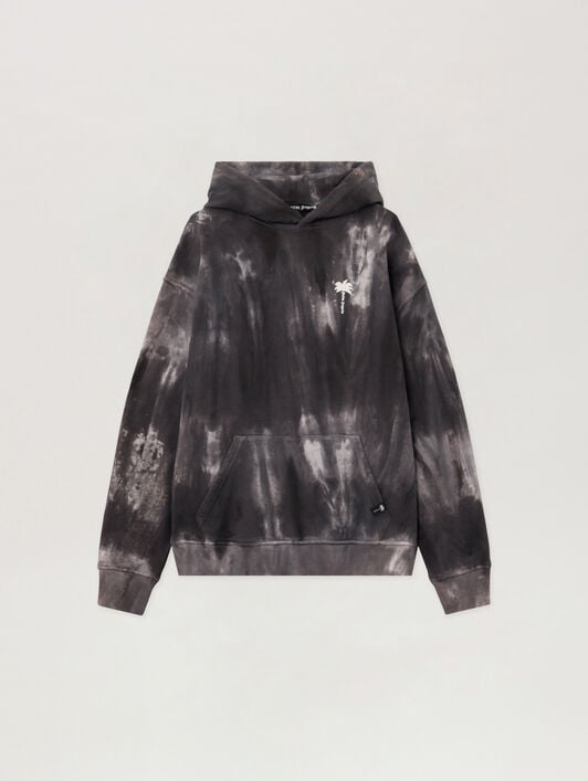 Palm Angels x Hï Ibiza Tie-dye Hoodie PALM ANGELS Palm Angels x Hï Ibiza Tie-dye Hoodie MEDIUM GREY - OFF WHITE PAMBB003FL001