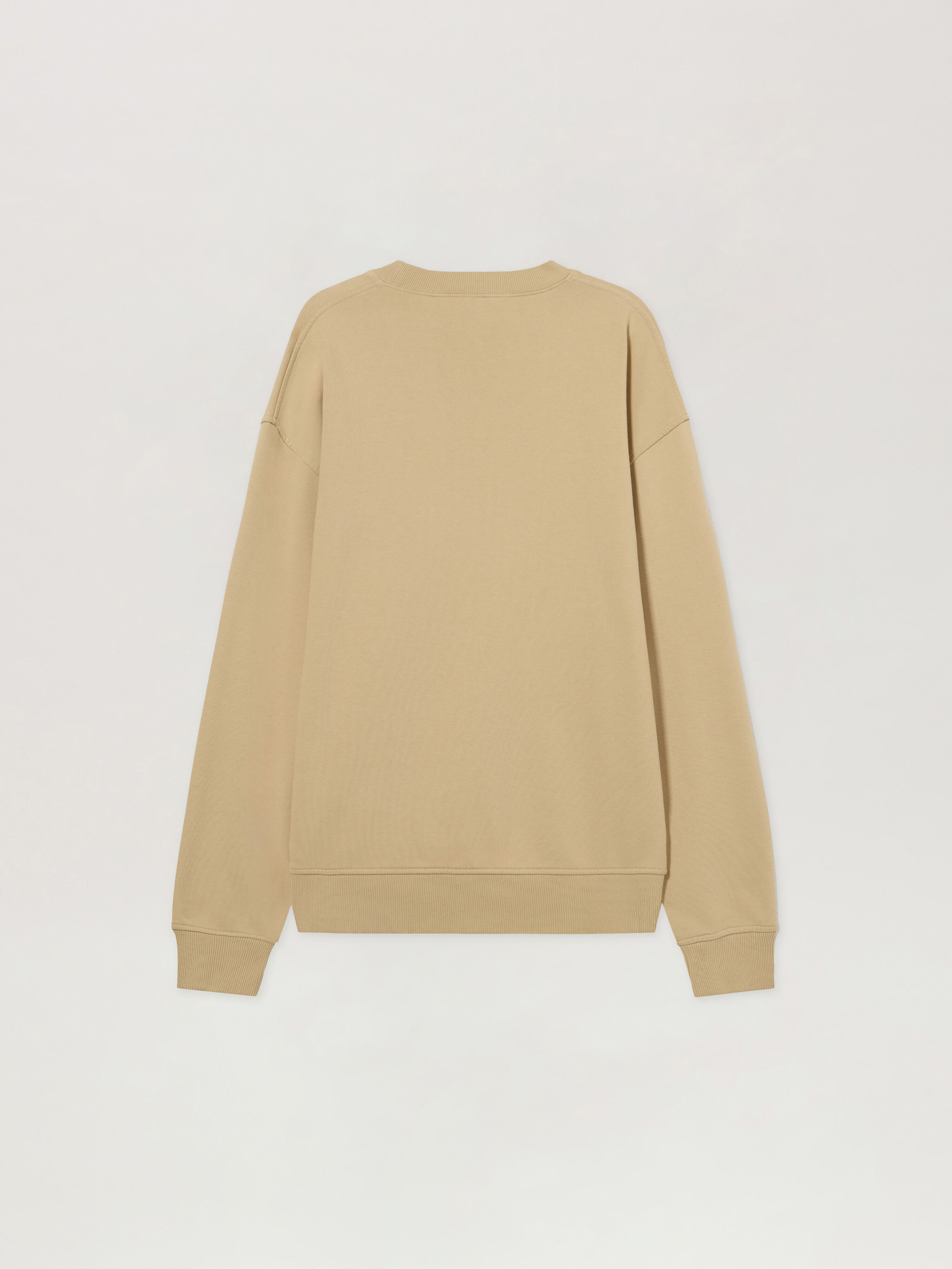 Felpa Neck Logo Regular PALM ANGELS Felpa Neck Logo Regular KAKI - LIGHT YELLOW PAMBA03F26FL01
