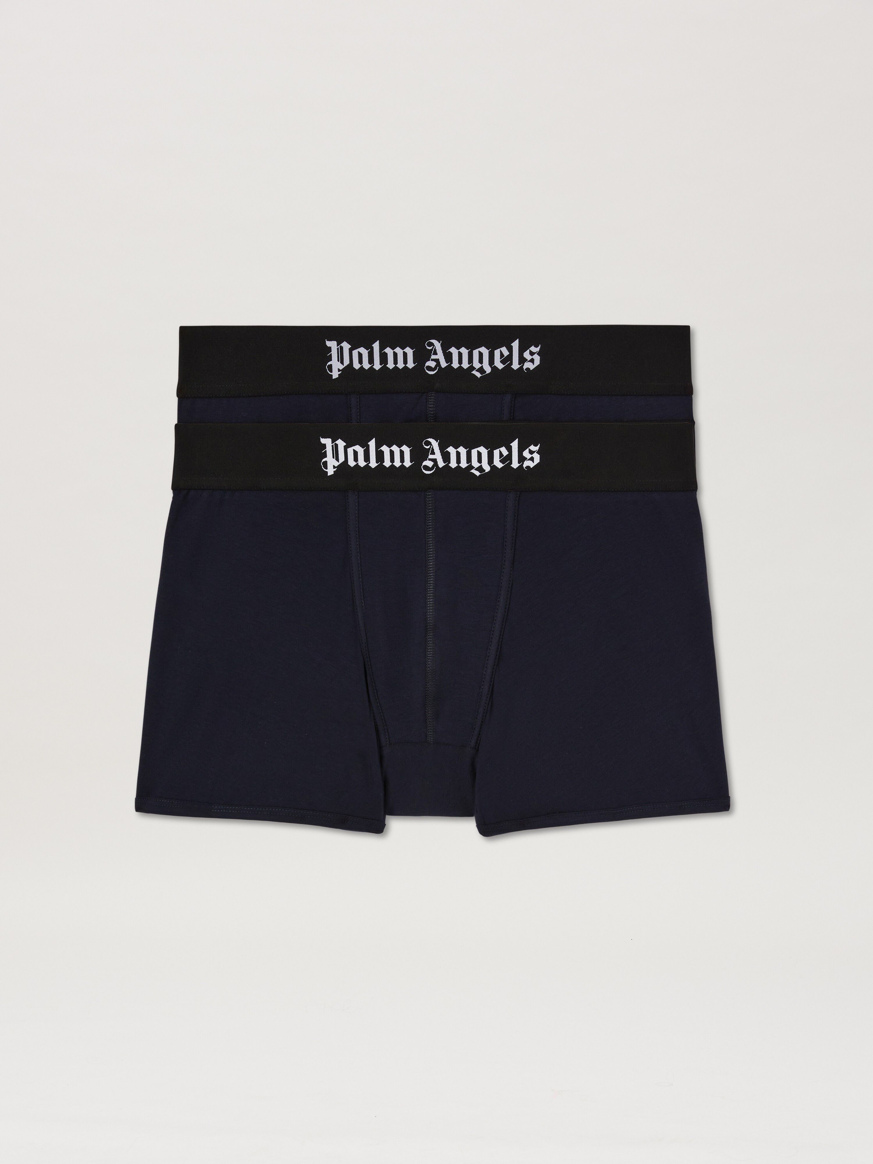 PALM ANGELS  Logo band blpack boxer NAVY BLUE - BLACK PMUH003S25FAB001