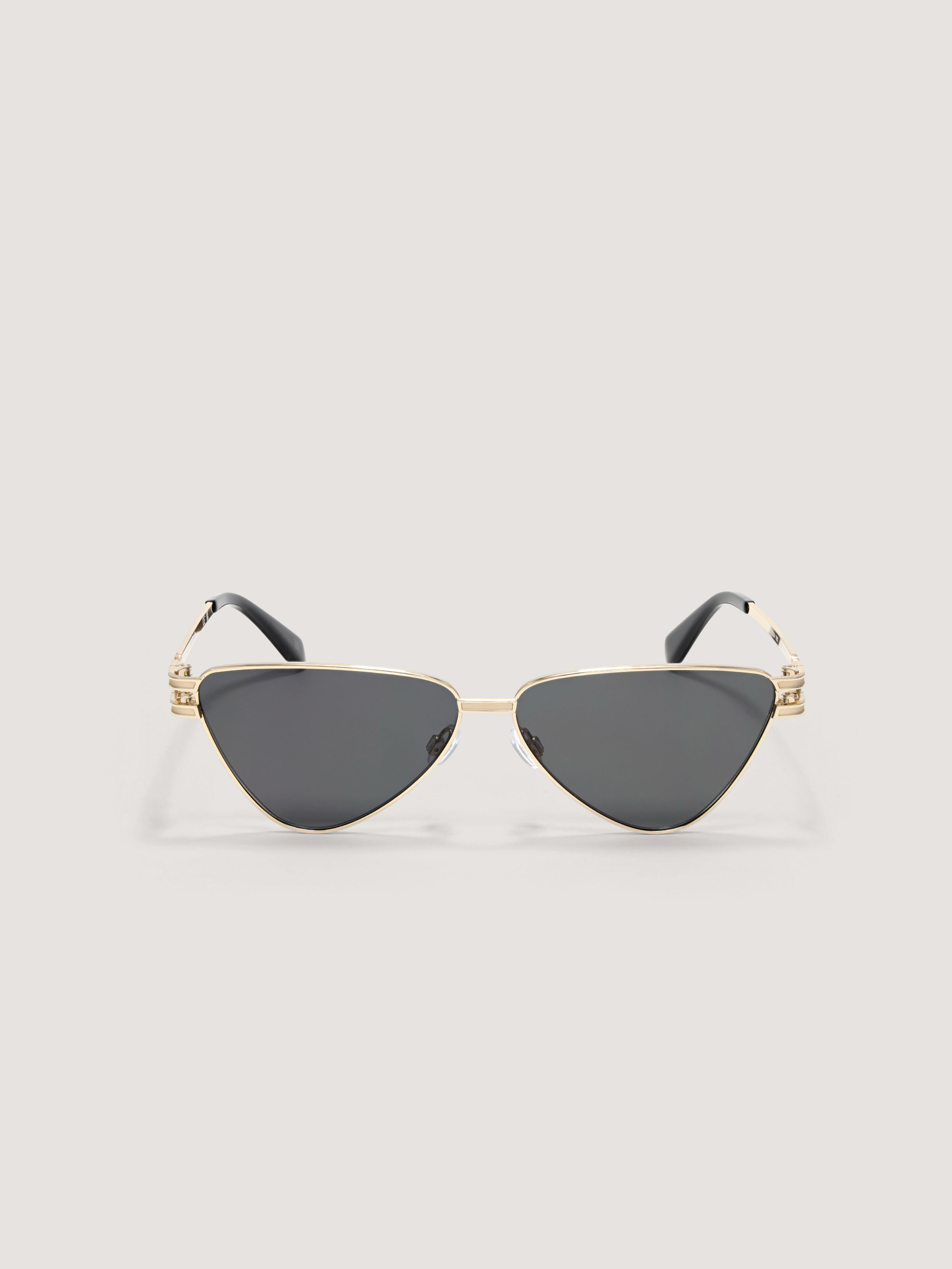 PALM ANGELS Fontana Black Lens Sunglasses SHINY GOLD PA2004760759