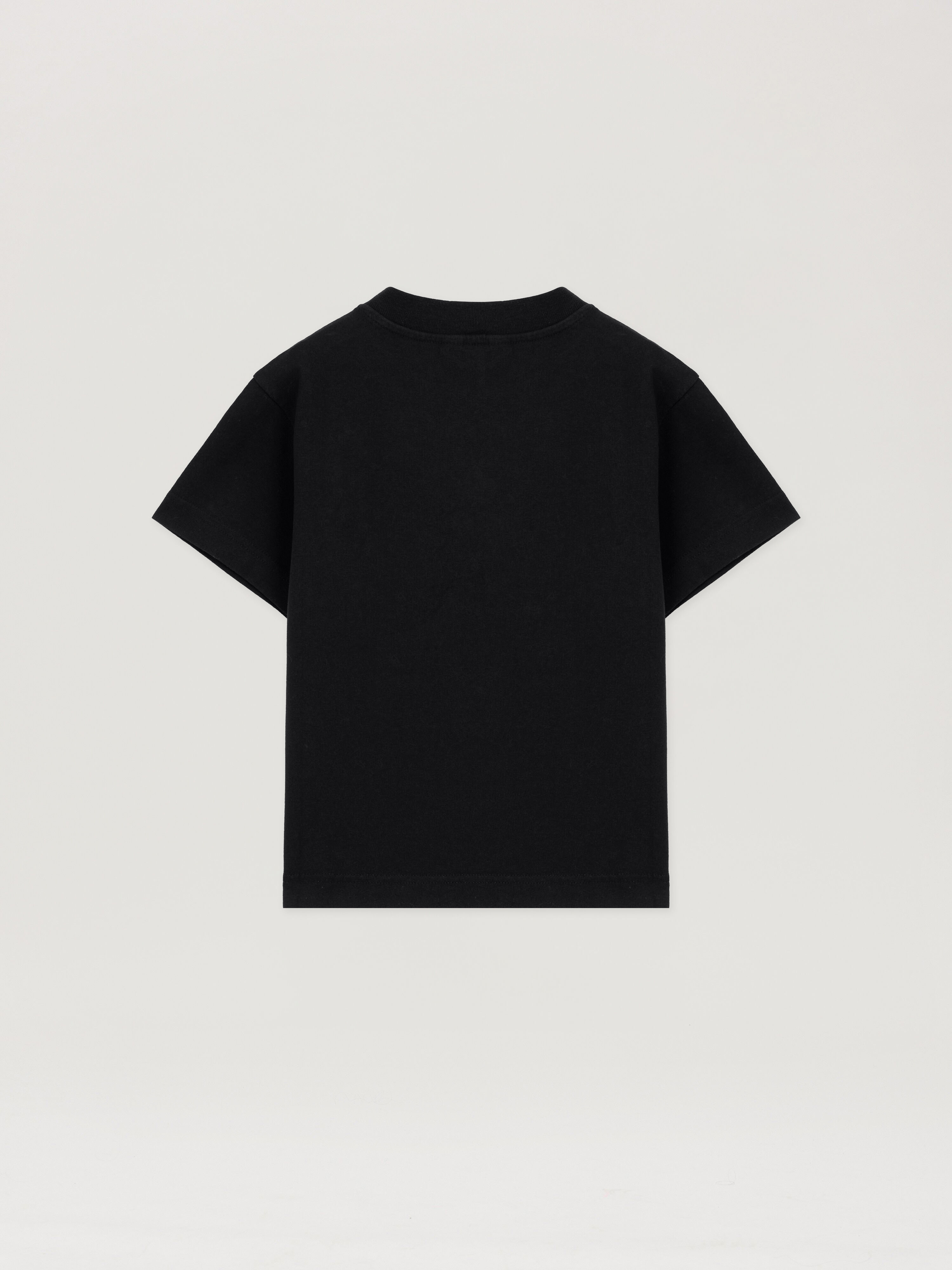 PALM ANGELS Pa Spray Bear Reg.Tee S/S BLACK - OCHER YELLOW PBAA003F25JER005