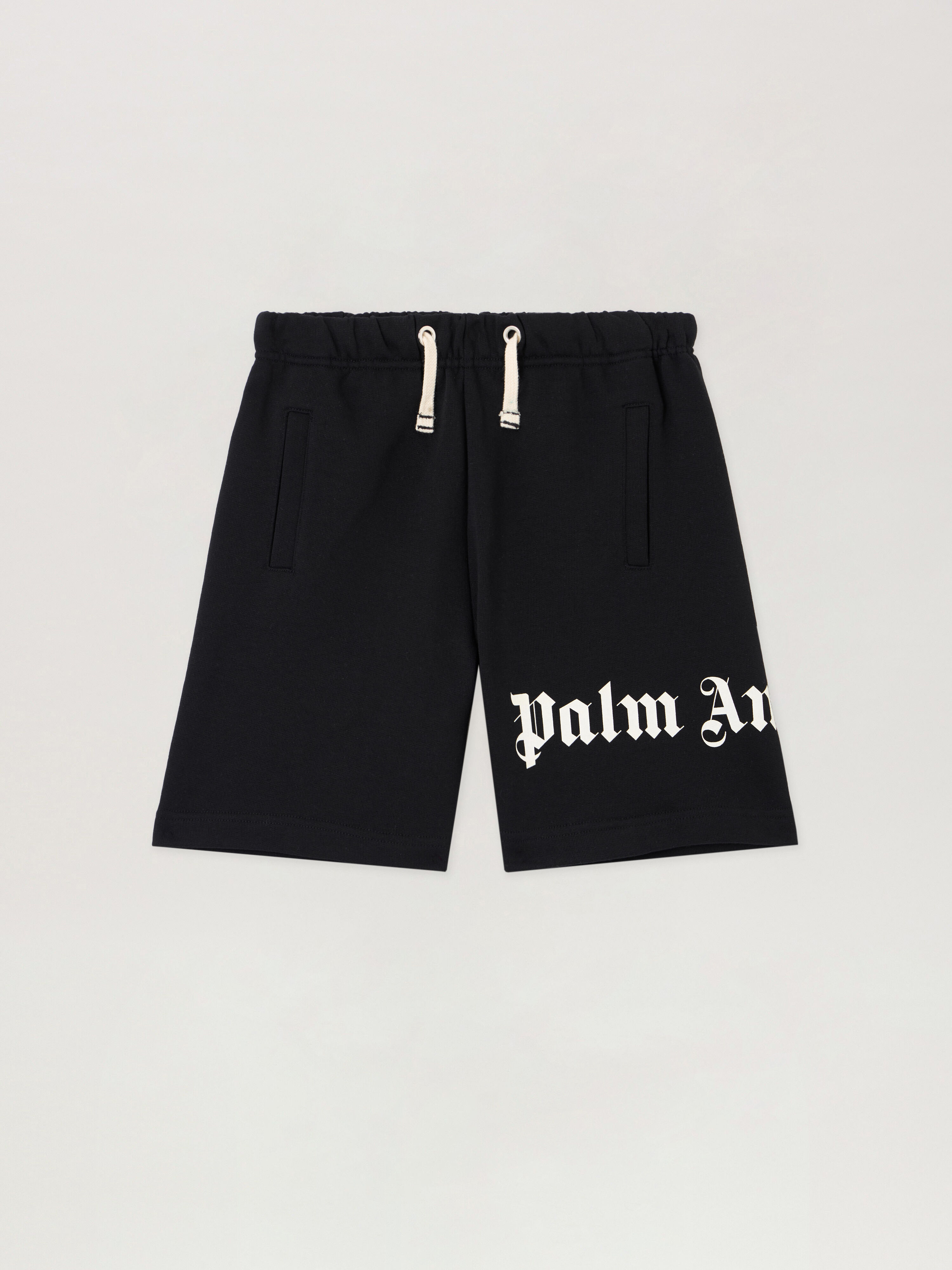PALM ANGELS Overlogo Sweatshort NERO/BLACK PBCI006S26FLE001