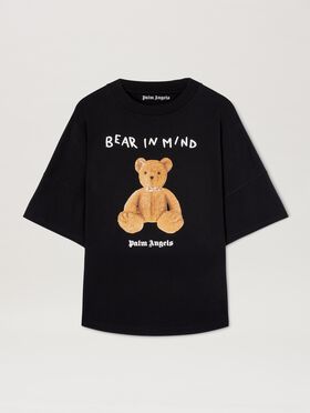 PALM ANGELS Bear in Mind Over T-shirt WHITE PMAA001C99JER027