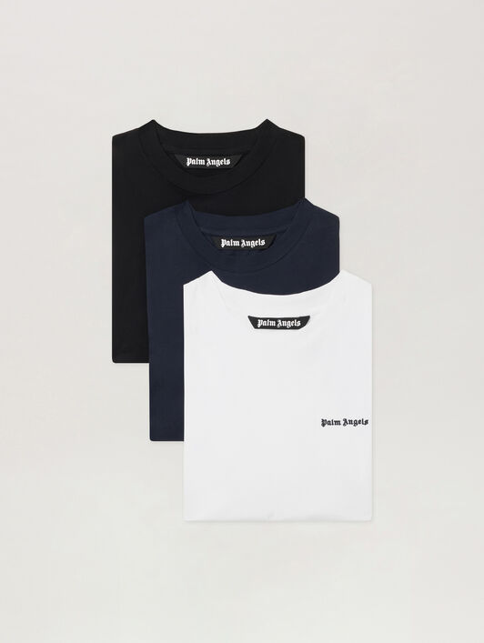 Classic Logo Tripack T-Shirt PALM ANGELS Classic Logo Tripack T-Shirt MULTICOLOR MULTICOLOR PM2B001C99JER001
