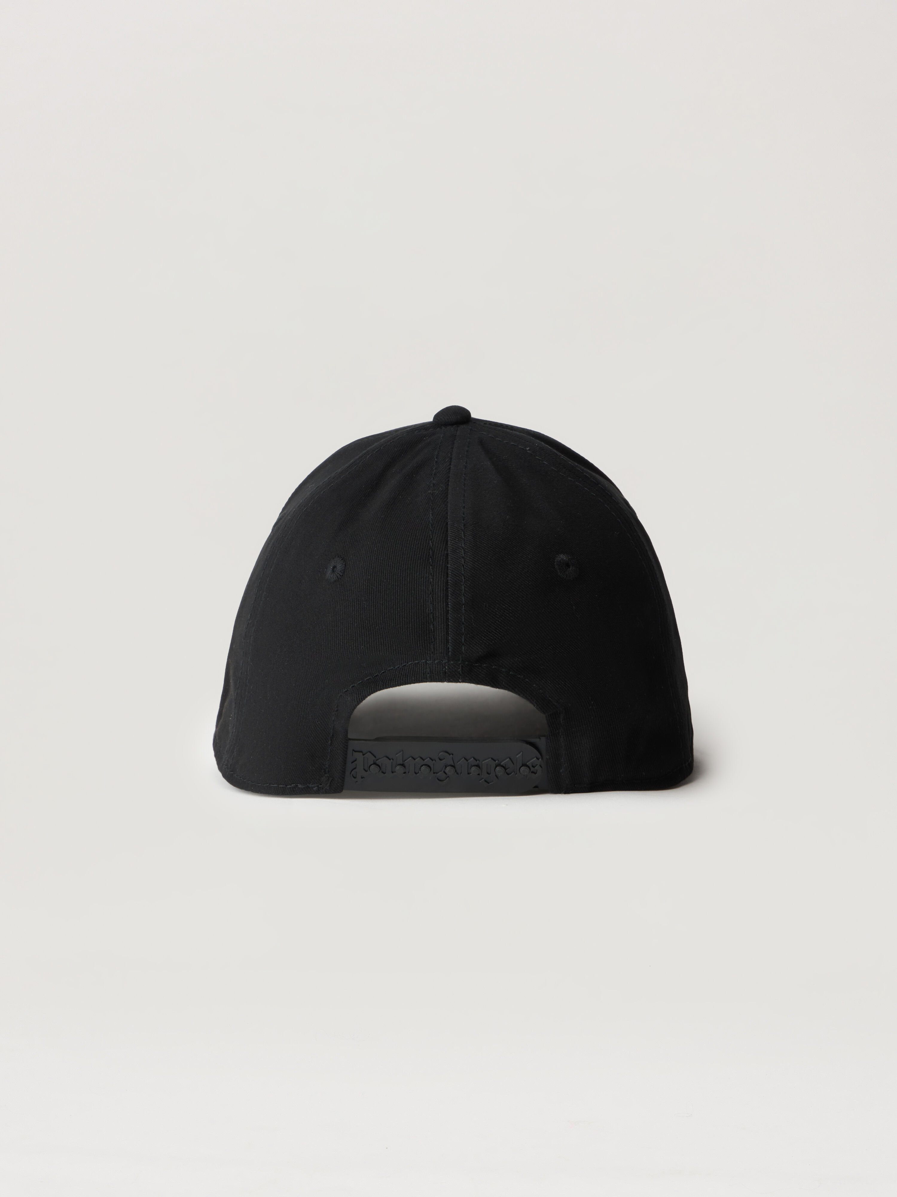 PALM ANGELS Overlogo Cap BLACK OFF WHITE PMLB104S26FAB003