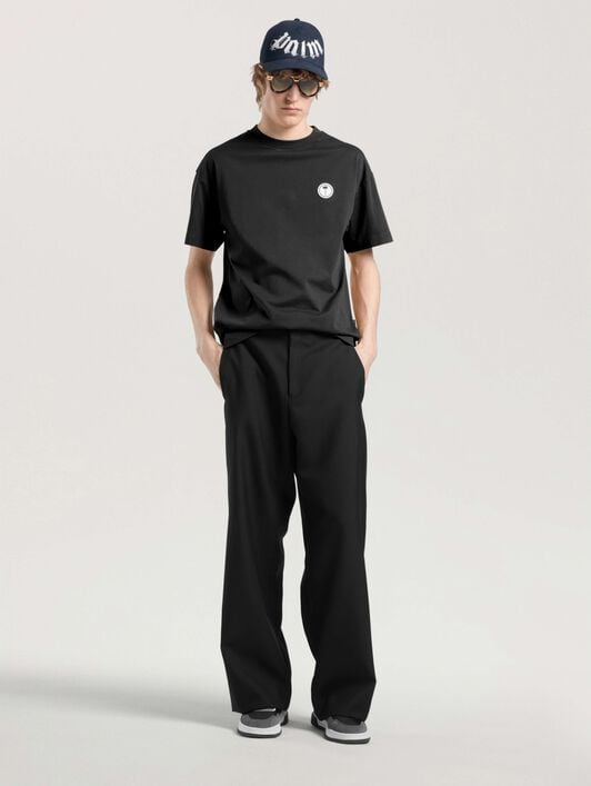 Palm Tree Regular T-Shirt PALM ANGELS Palm Tree Regular T-Shirt BLACK - OFF WHITE PAMAA01F26JR02
