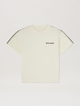 PALM ANGELS  Track Classic Logo T-shirt BUTTER BLACK PBAA011S25JER001
