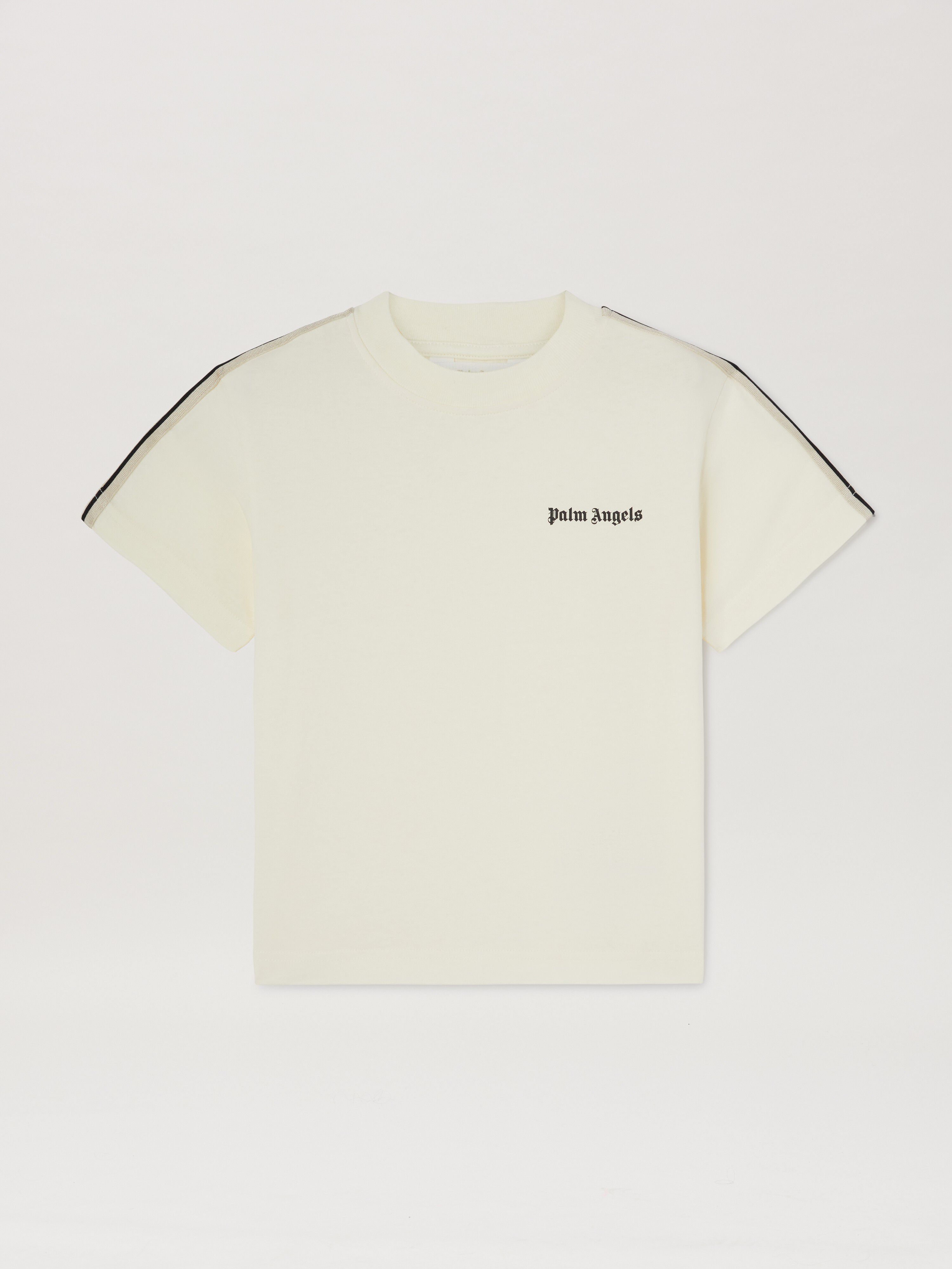 PALM ANGELS  Track Classic Logo T-shirt BUTTER BLACK PBAA011S25JER001
