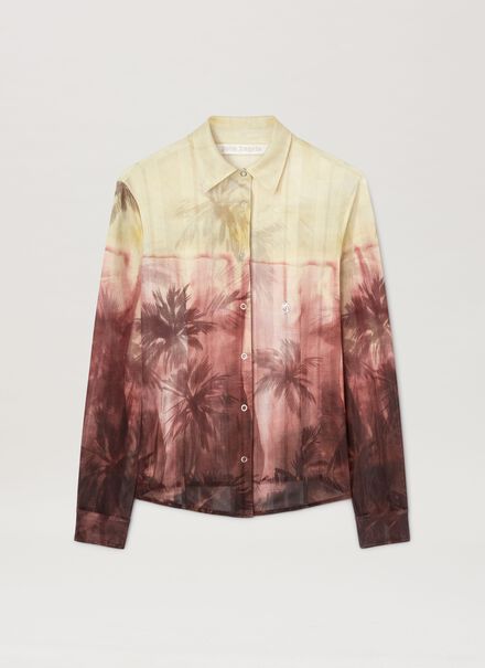 SUNSET PALMS MESH SHIRT