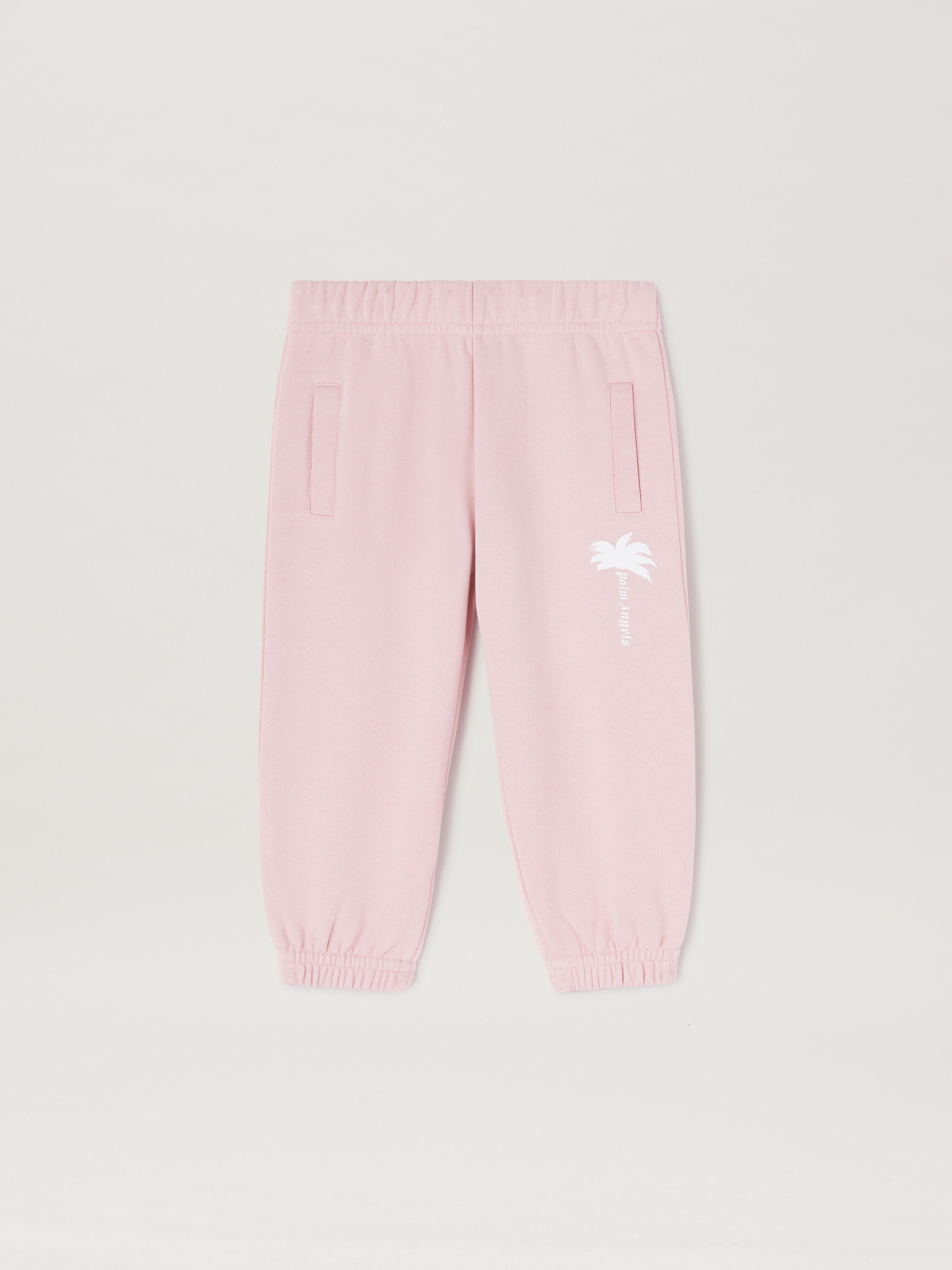 PALM ANGELS  The Palm sweatpants LIGHT PINK OFFWHITE PGXD002S25FLE004