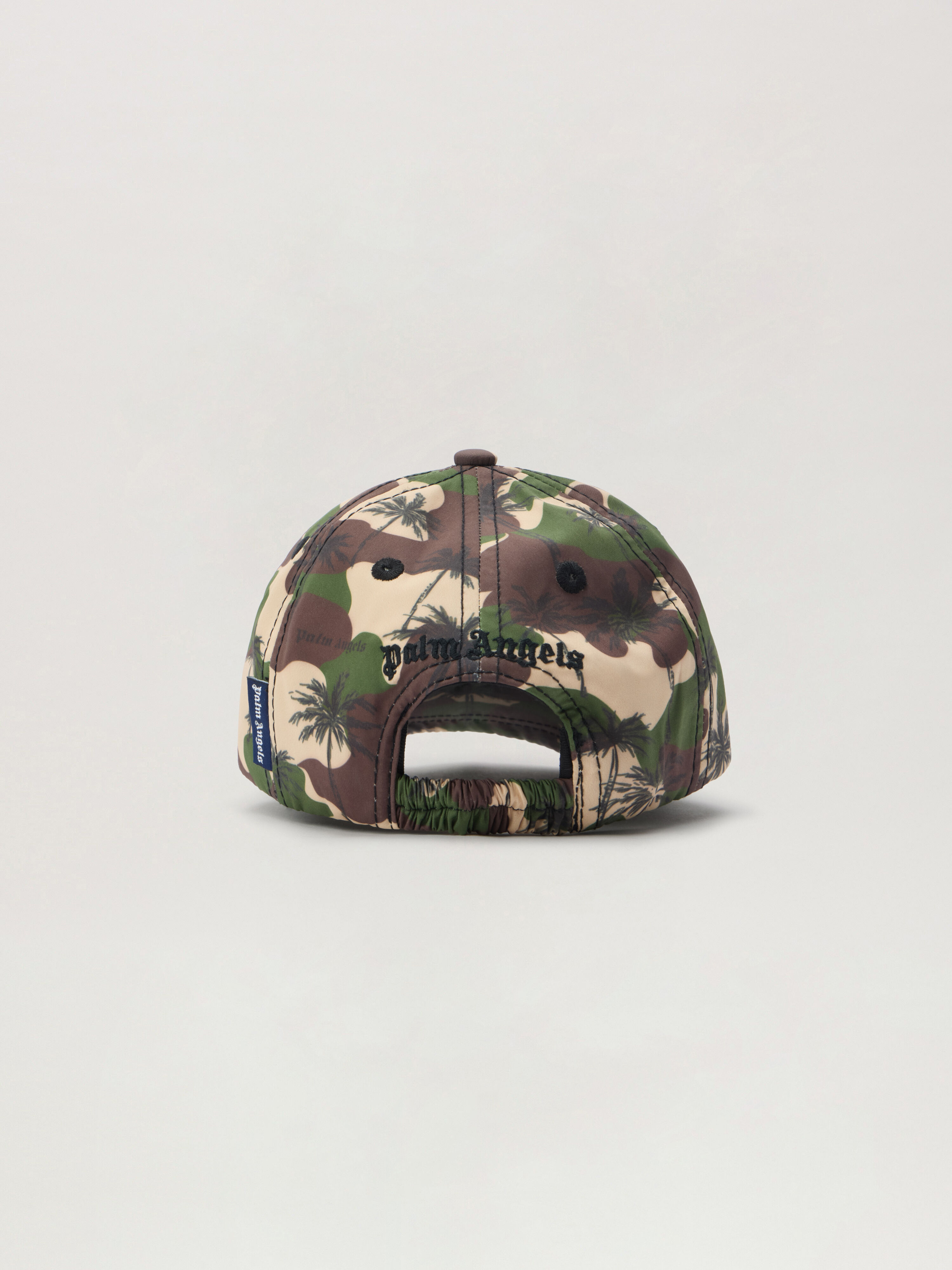 PALM ANGELS Camo Palms Baseball Cap MULTICOLOR - OFF WHITE PBLB002F25FAB002