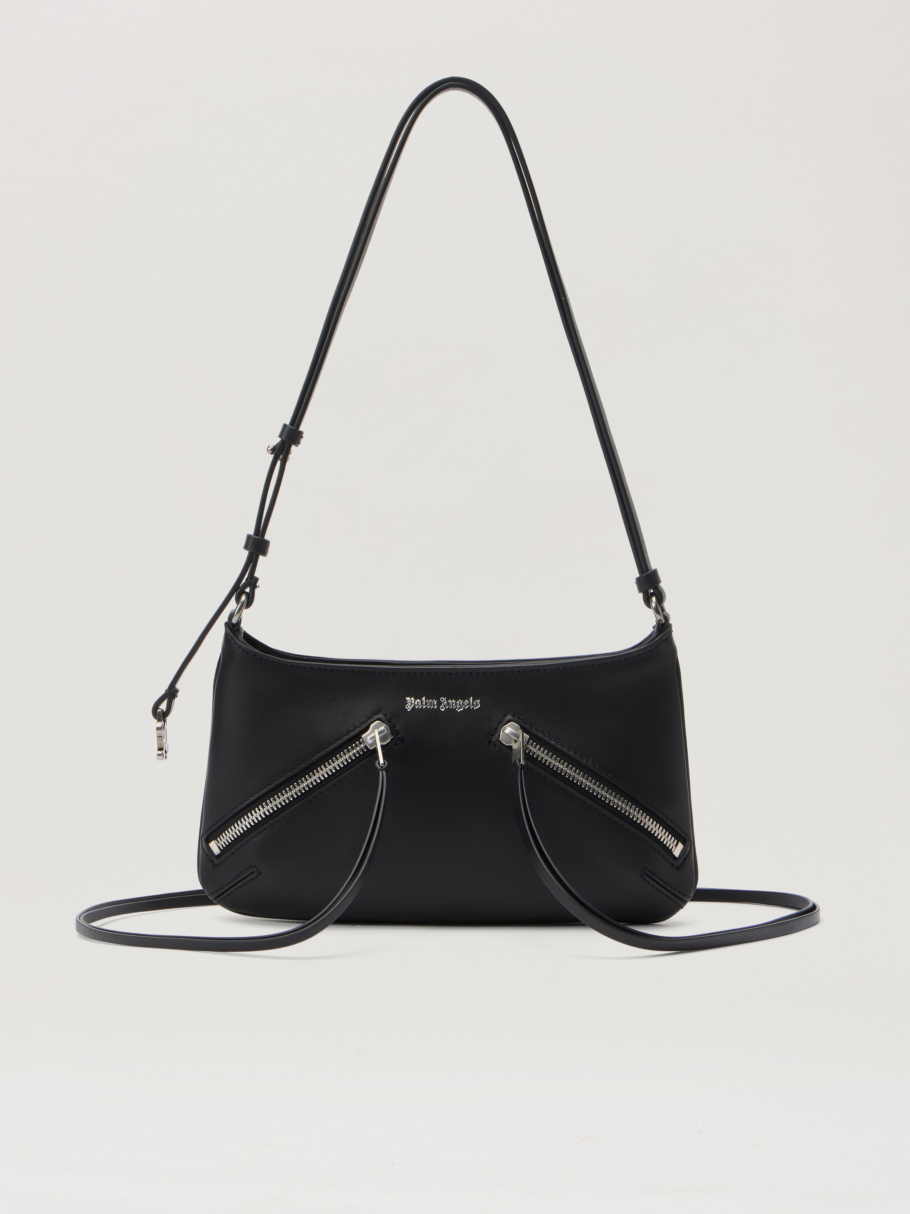 Zip-Up Giorgina Bag PALM ANGELS Zip-Up Giorgina Bag BLACK - BLACK PWNN03EF25LEA001
