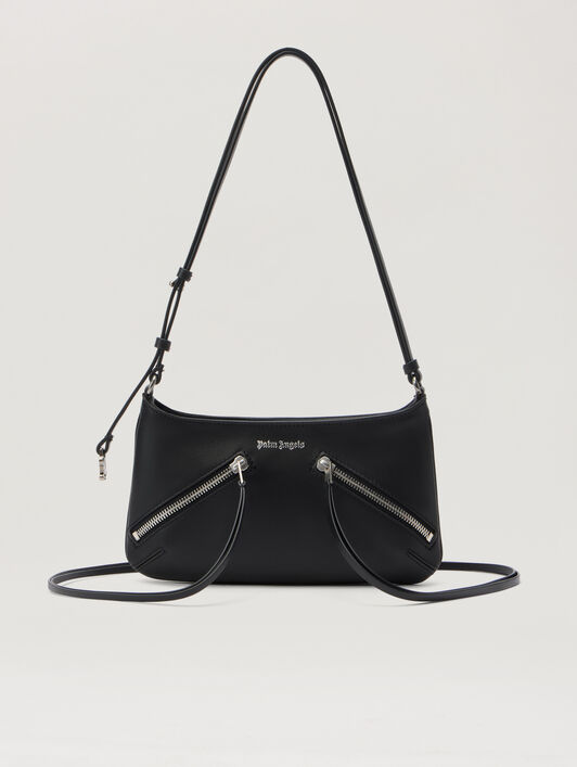 Zip-Up Giorgina Bag PALM ANGELS Zip-Up Giorgina Bag BLACK - BLACK PWNN03EF25LEA001