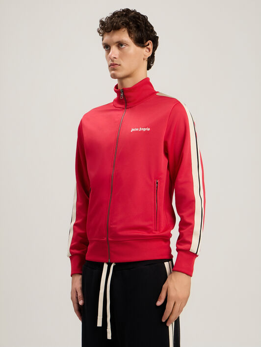 PALM ANGELS Classic Logo Track Jacket RED OFF WHITE PMBD058S26FAB001