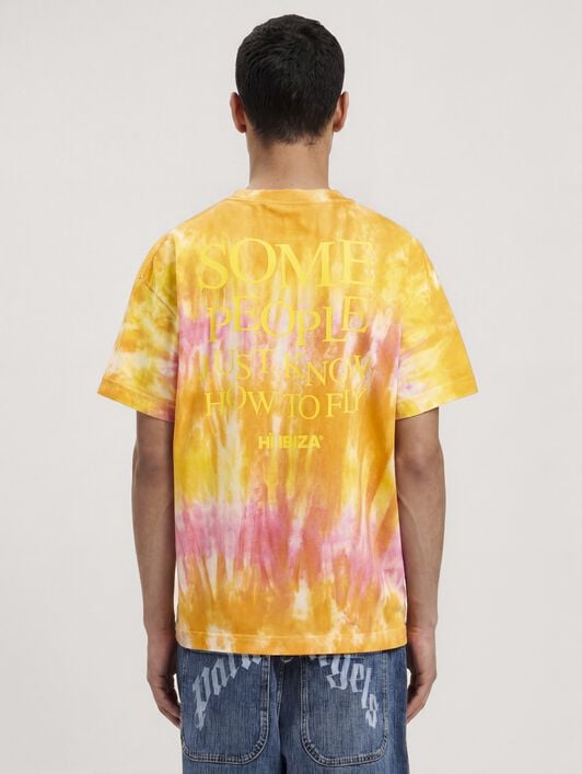 PALM ANGELS Palm Angels x Hï Ibiza Tie-dye T-shirt ORANGE - YELLOW PAMAA001JR007