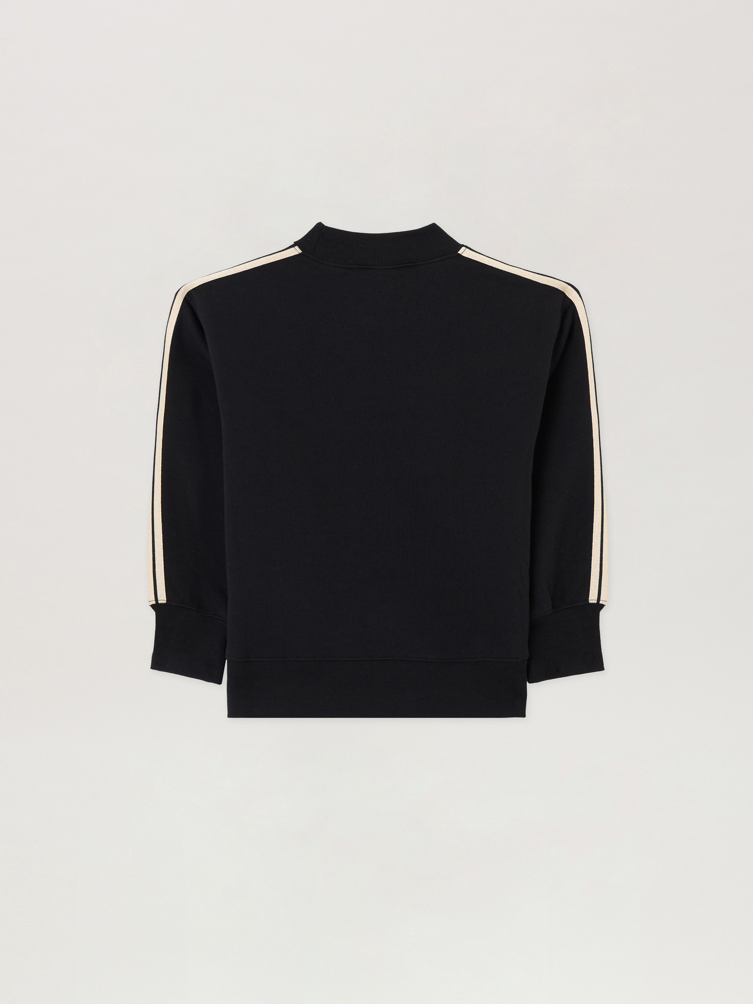 PALM ANGELS Minitrack Crewneck NERO/BLACK PBBA012S26FLE005