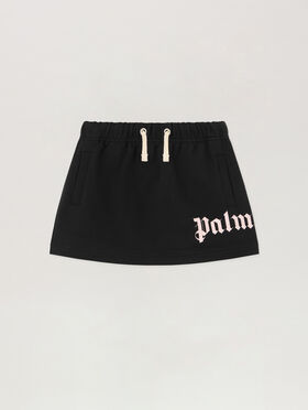 PALM ANGELS Overlogo Sweat Skirt NERO/BLACK PGCK001S26FLE001