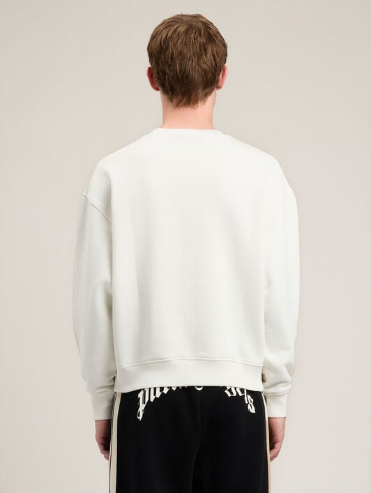 Bear Sweatshirt PALM ANGELS Bear Sweatshirt OFF WHITE BROWN PMBA08HS26FLE009