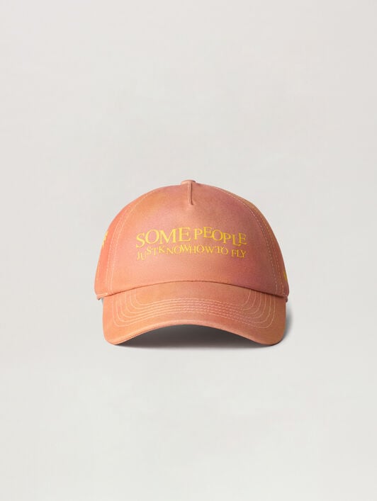 Palm Angels x Hï Ibiza Tie-dye Cap PALM ANGELS Palm Angels x Hï Ibiza Tie-dye Cap ORANGE - YELLOW PAMLB004FB001