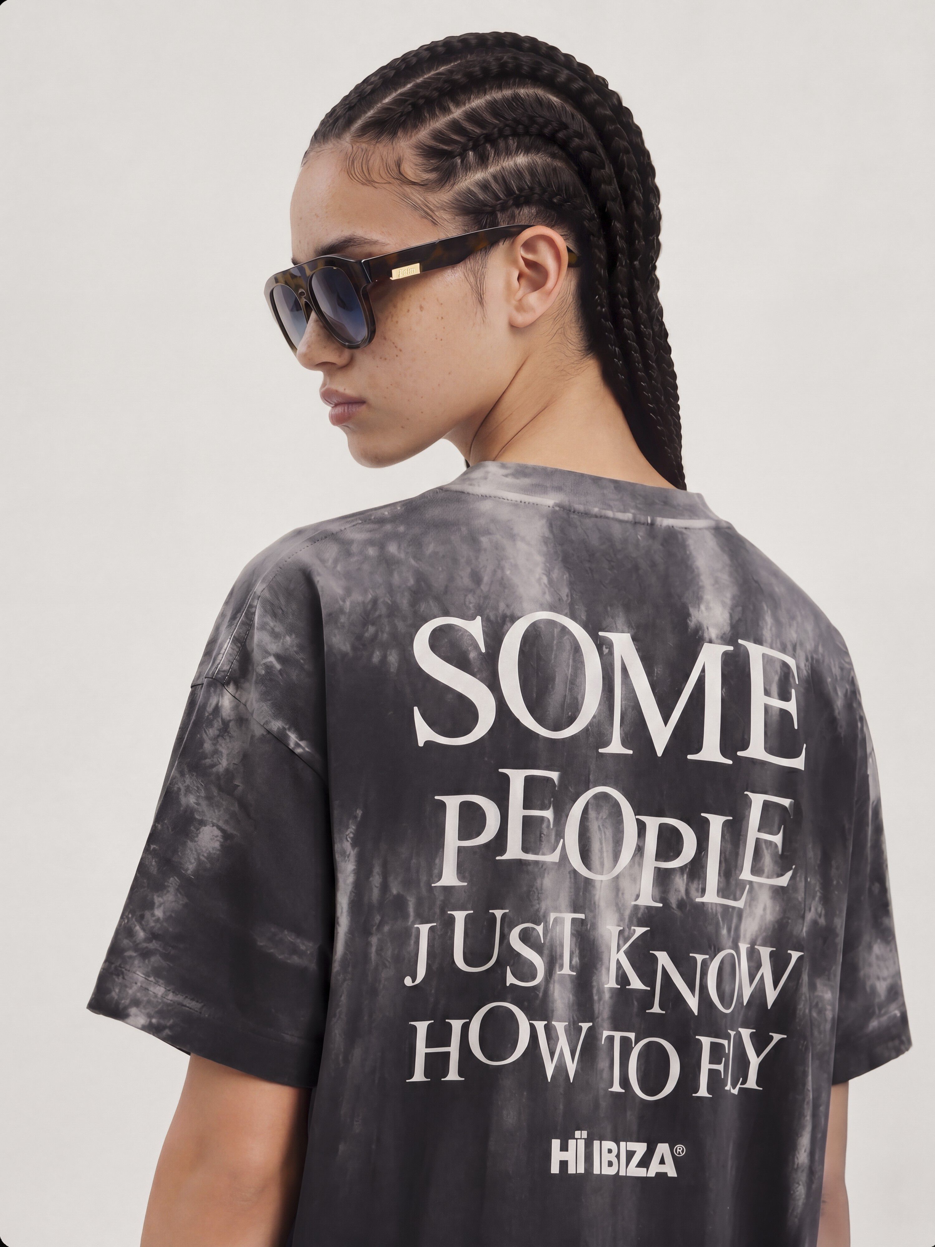 Palm Angels x Hï Ibiza Tie-dye T-shirt PALM ANGELS Palm Angels x Hï Ibiza Tie-dye T-shirt MEDIUM GREY - OFF WHITE PAMAA001JR007
