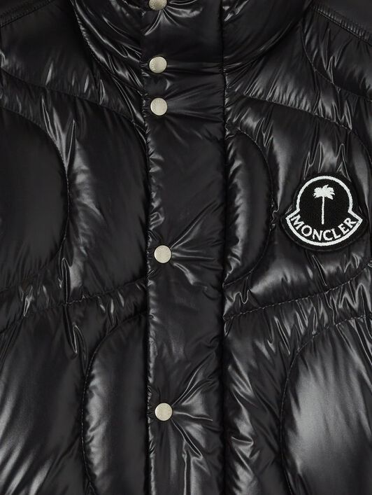 PALM ANGELS  Haunani down jacket Moncler x Palm Angels NERO - NERO PMEJ006T25FAB001