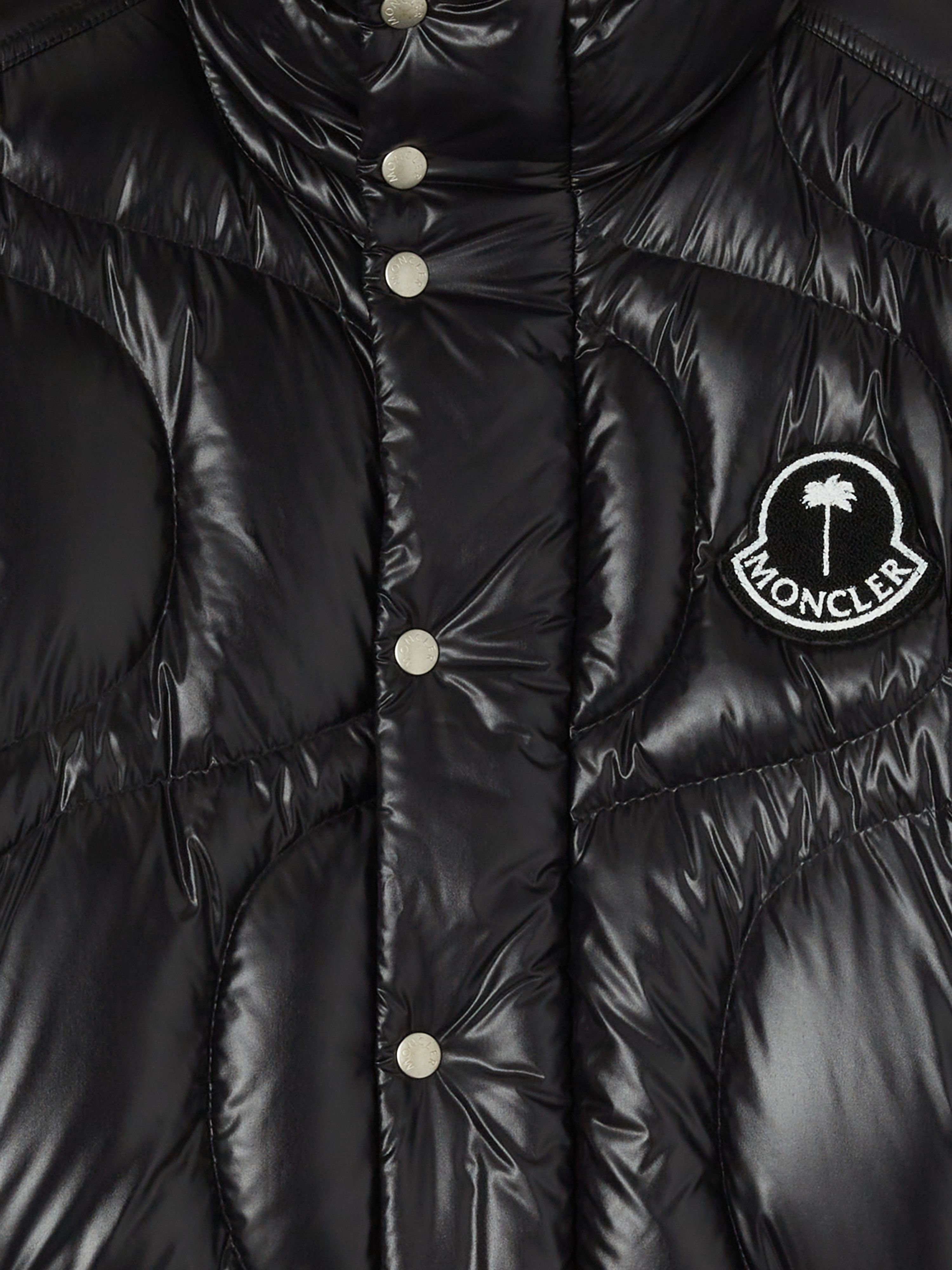 PALM ANGELS  Haunani down jacket Moncler x Palm Angels NERO - NERO PMEJ006T25FAB001