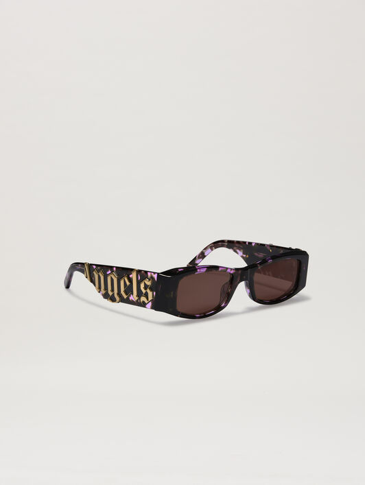 Angel Sunglasses PALM ANGELS Angel Sunglasses HAVANA PURPLE BROWN PERI007C99PLA001