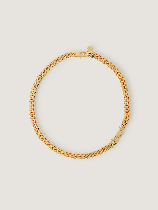 PALM ANGELS Angels Chain Necklace GOLD - GOLD PWOB12HF25MAT001