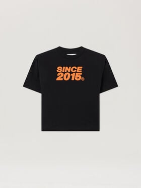 PALM ANGELS Since 2015 Over T-Shirt NERO/BLACK PBAA002S26JER002