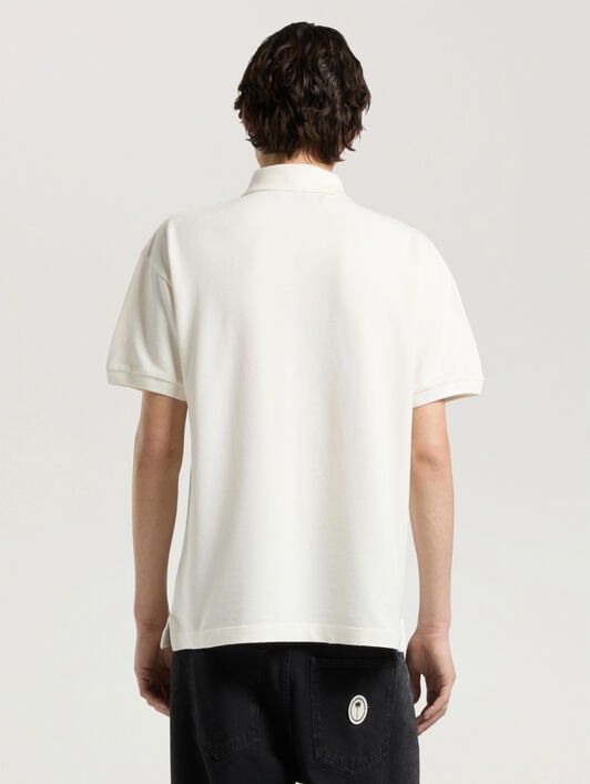 Palm Drift Polo S/S PALM ANGELS Palm Drift Polo S/S OFF WHITE - BLACK PAMGB02W26FB06