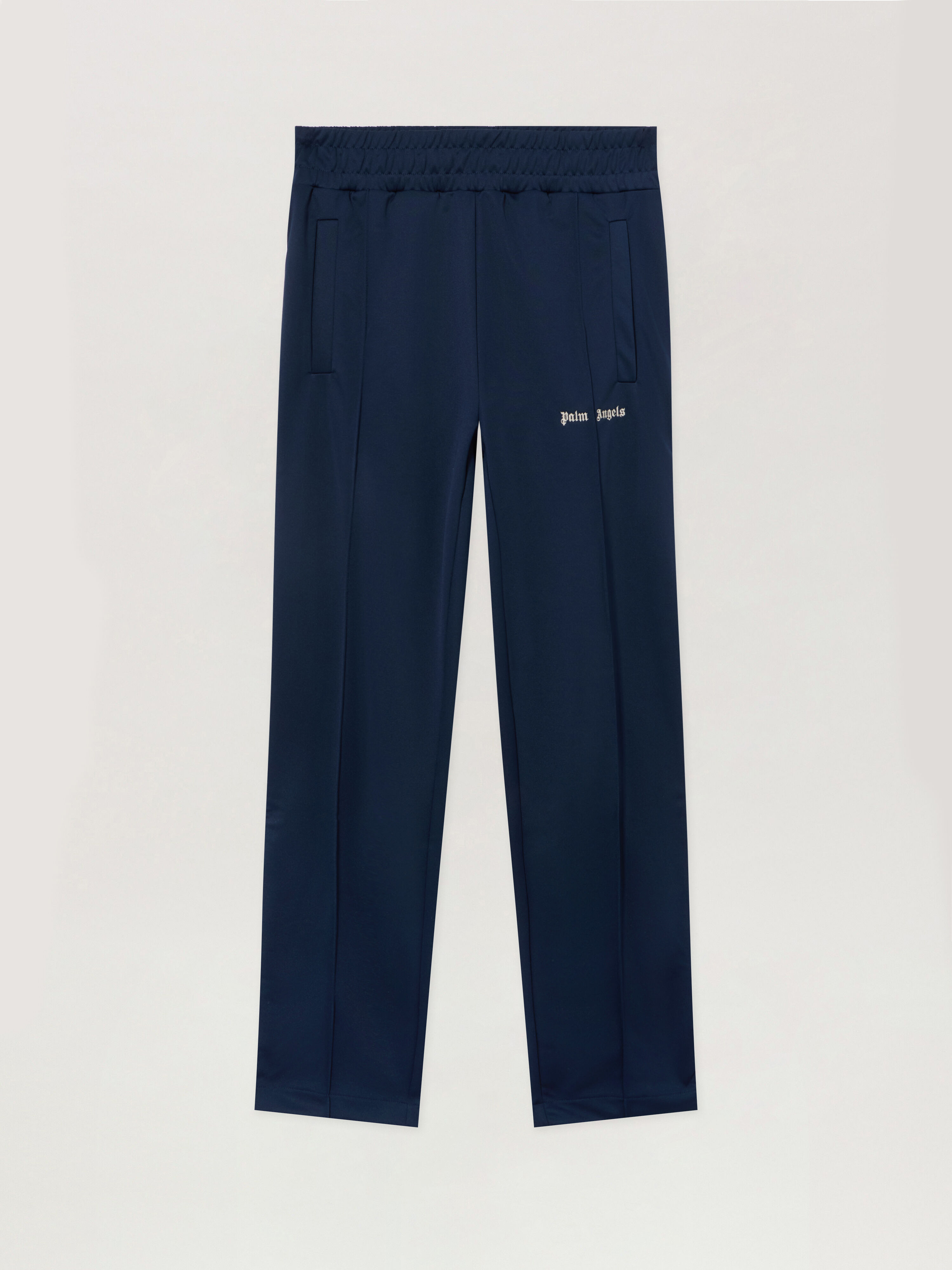 PALM ANGELS Classic Logo Track Pants NAVY BLUE - OFF WHITE PAMCJ02F26FB01