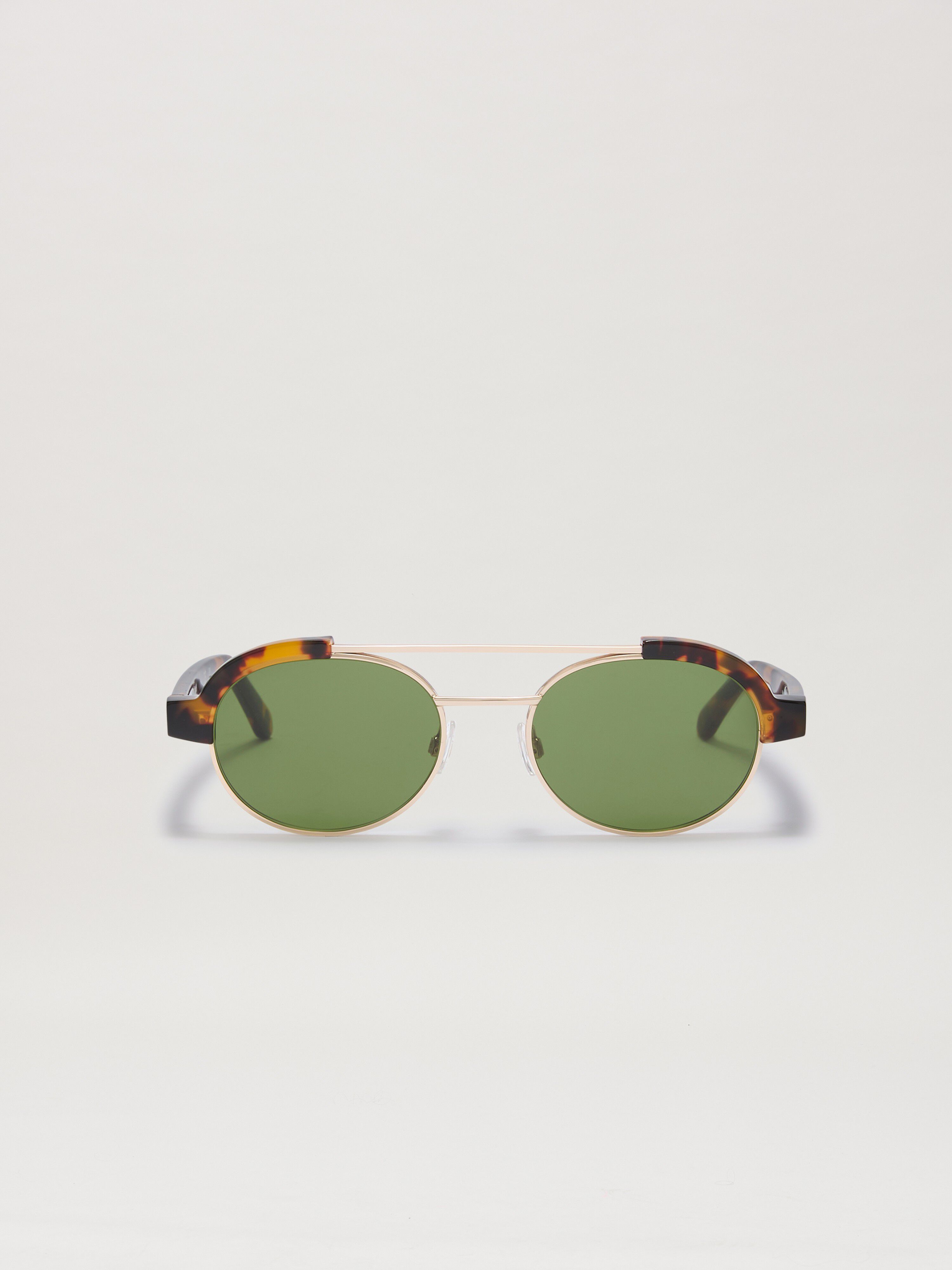 PALM ANGELS  Artesia sunglasses HAVANA GREEN PERI10CS25PLA001