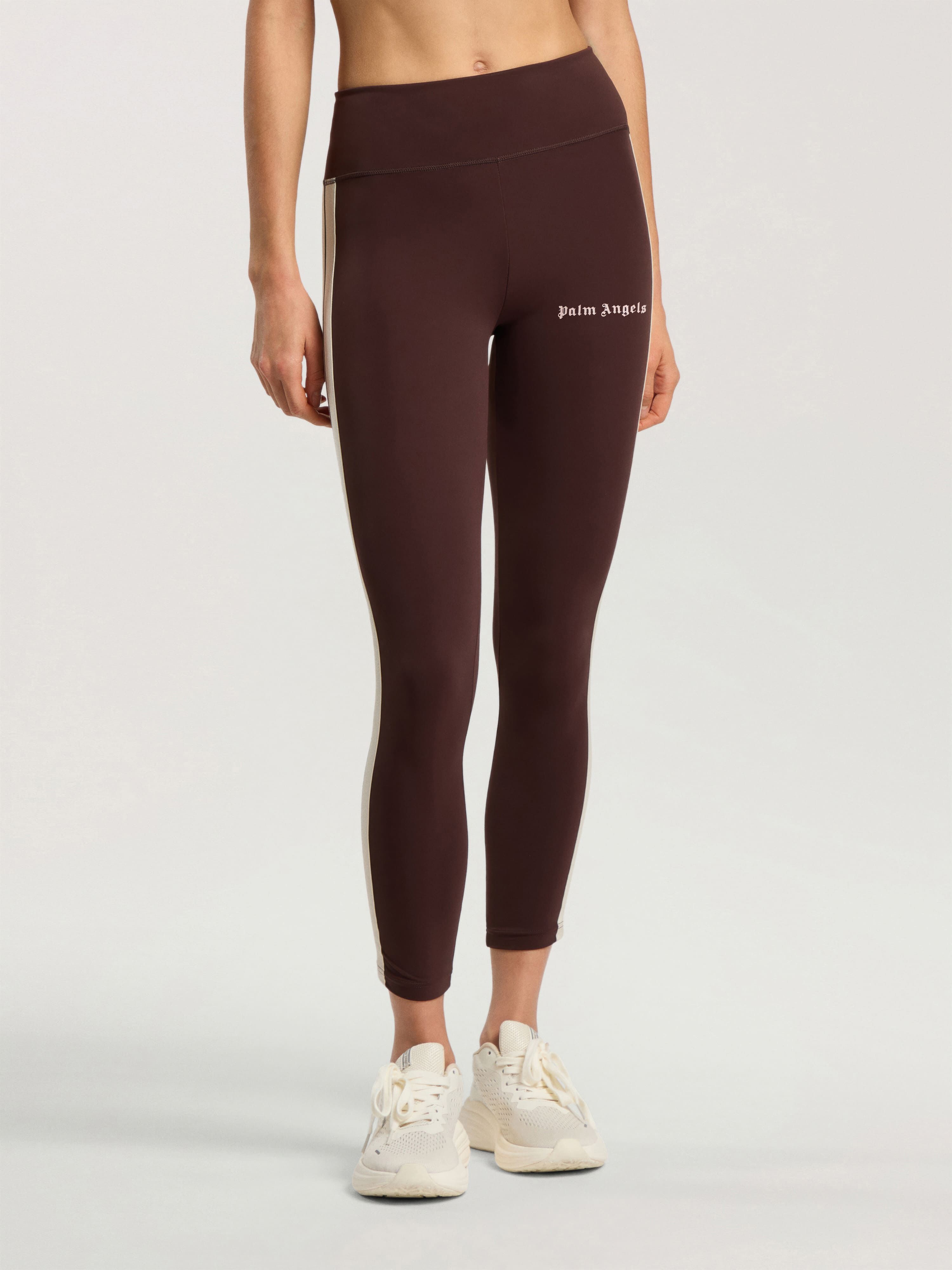 Classic Logo Track Leggings PALM ANGELS Classic Logo Track Leggings MAUVE - ROSE PINK PAWVK01F26FB01