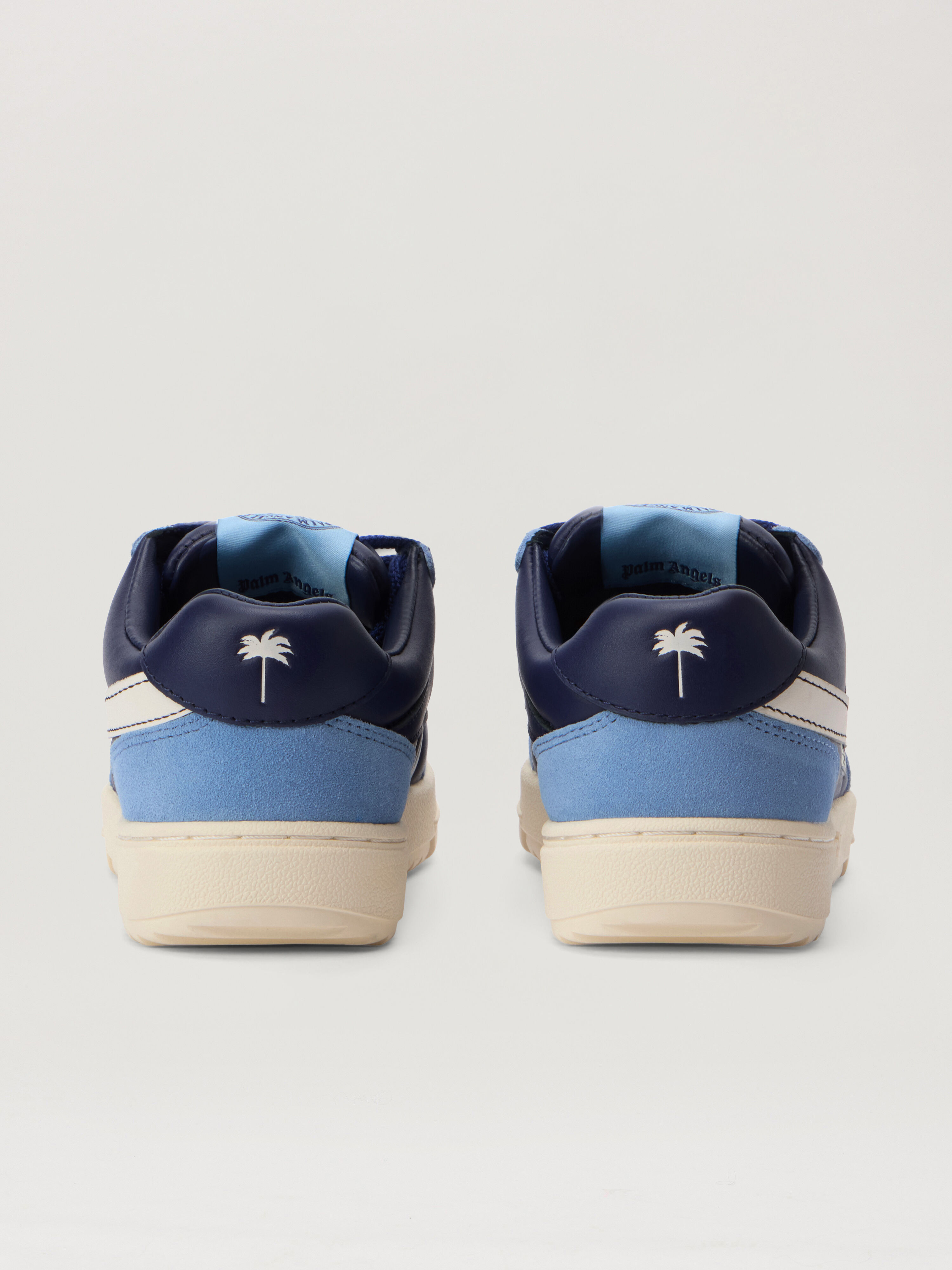 PALM ANGELS Palm Beach University NAVY BLUE - OFF WHITE PBIA015F25LEA001
