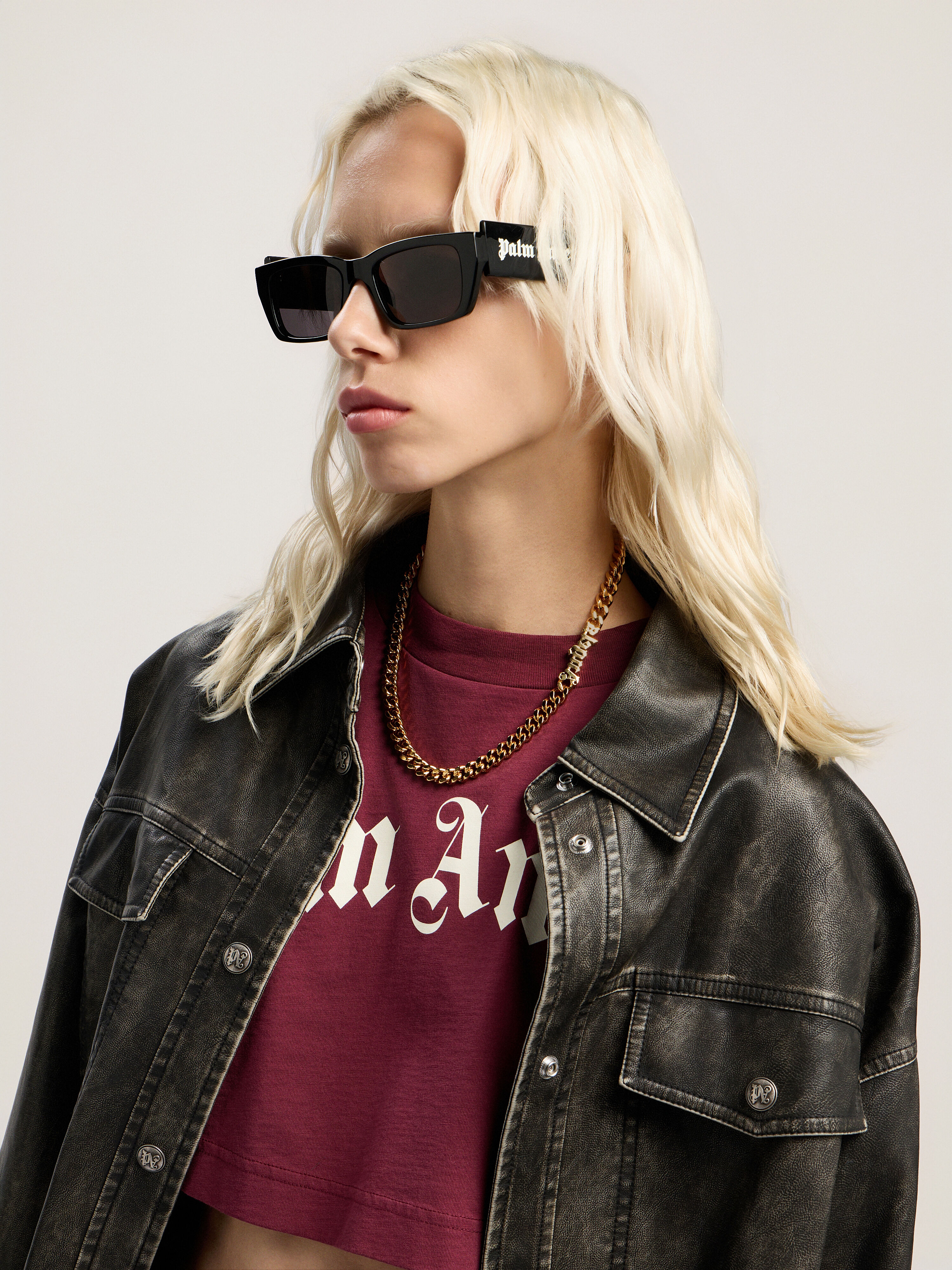 Angels Chain Necklace PALM ANGELS Angels Chain Necklace GOLD - GOLD PWOB12HF25MAT001