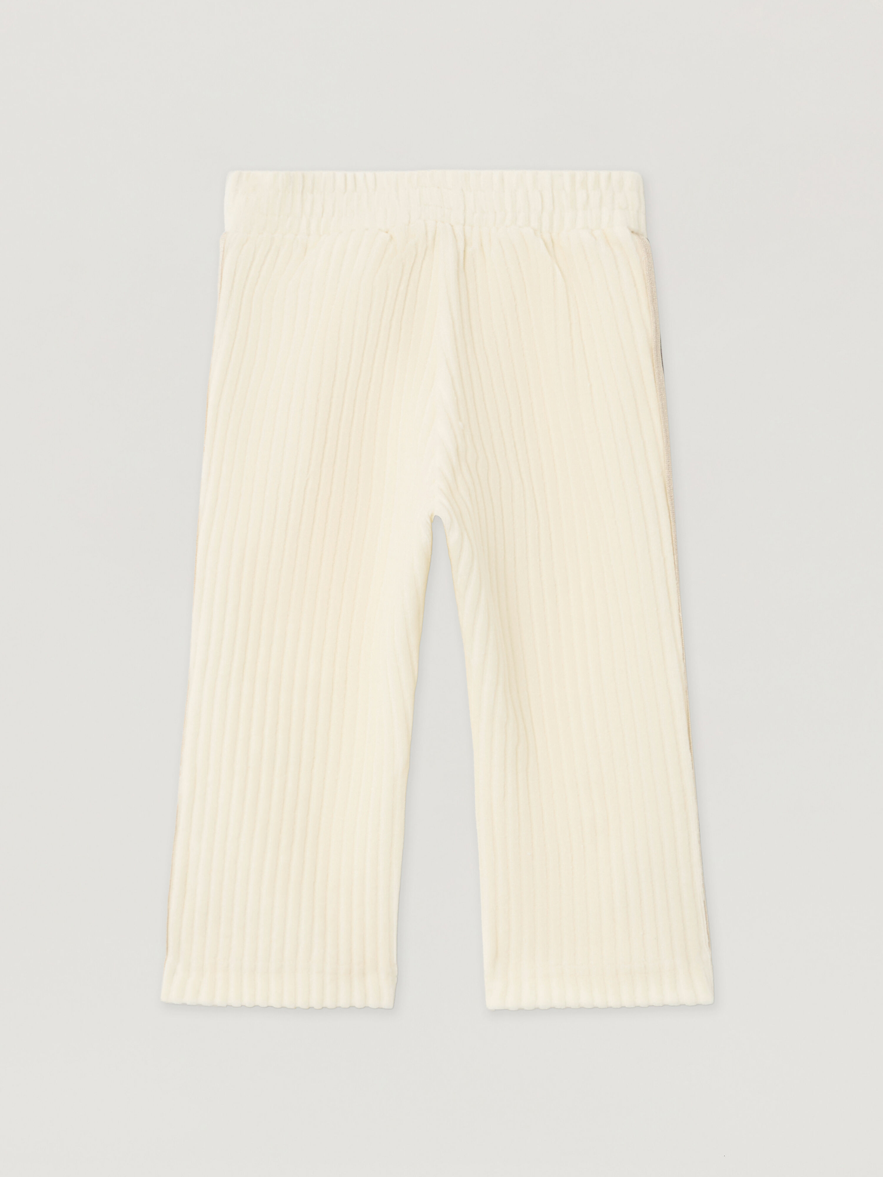 PALM ANGELS Pa Corduroy  Track Pantsof OFF WHITE - SOFT PINK PG4X001F25FLE001