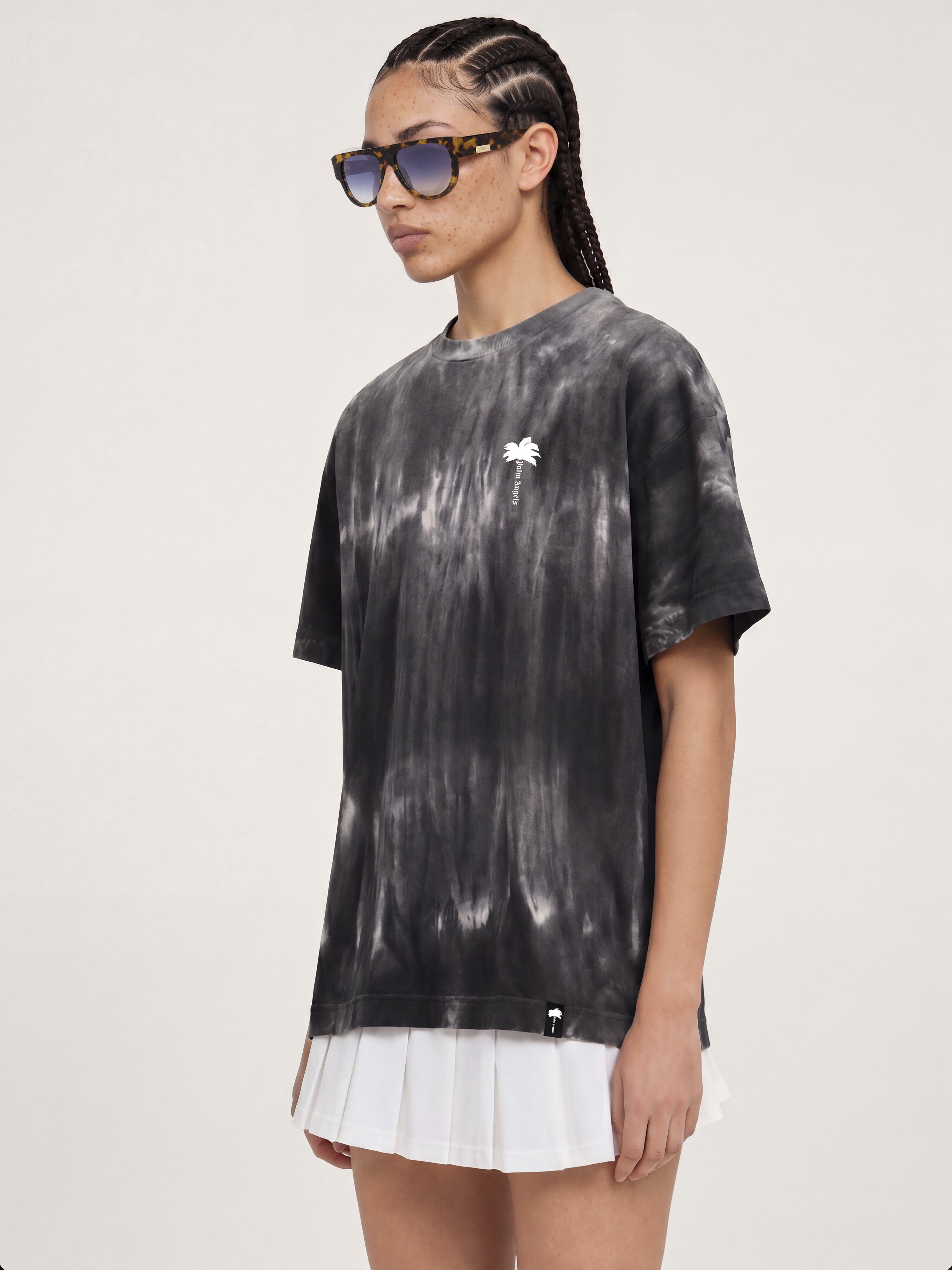 Palm Angels x Hï Ibiza Tie-dye T-shirt PALM ANGELS Palm Angels x Hï Ibiza Tie-dye T-shirt MEDIUM GREY - OFF WHITE PAMAA001JR007