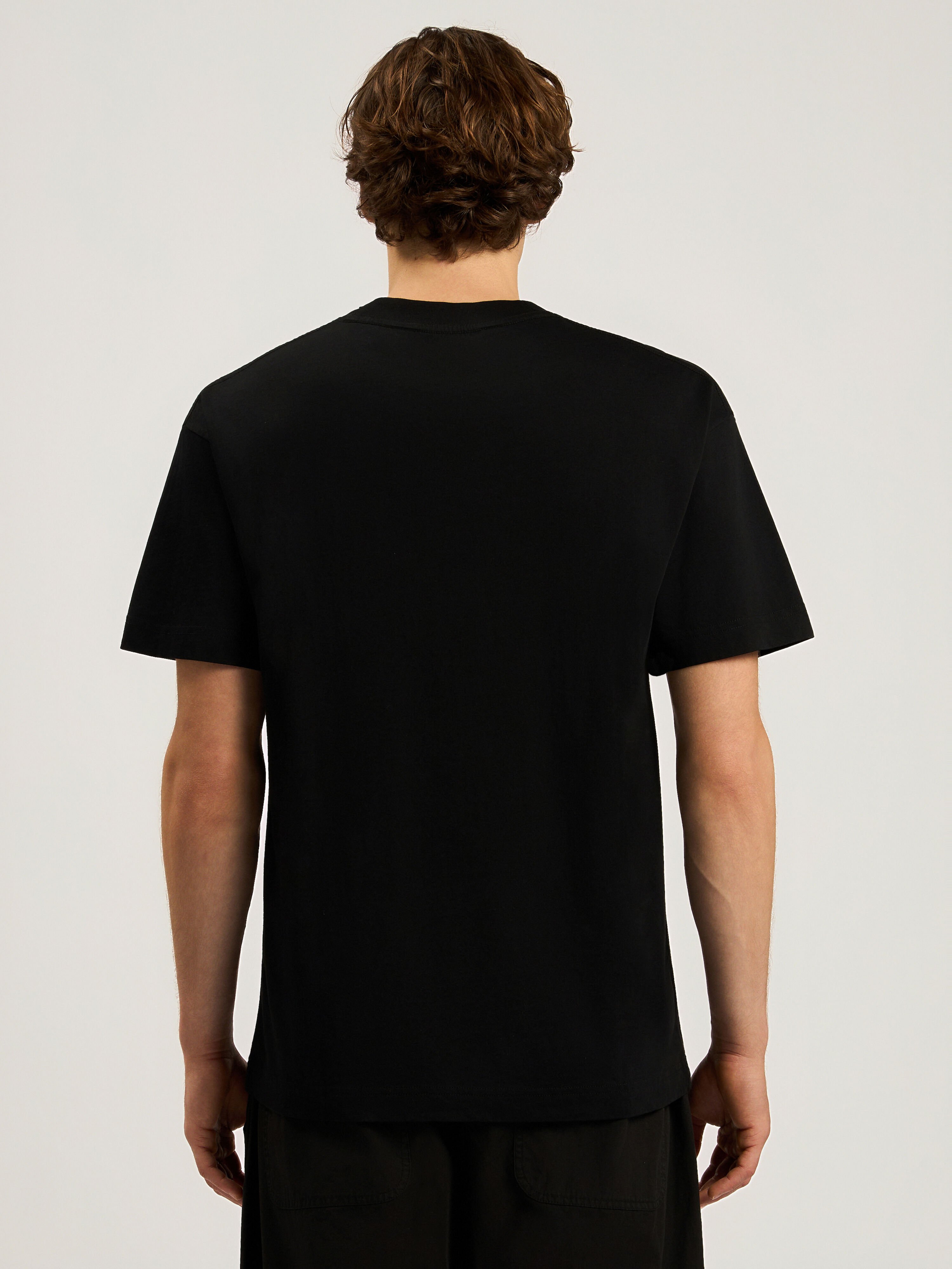 Palm Island Regular T-Shirt PALM ANGELS Palm Island Regular T-Shirt BLACK - MULTICOLOR PAMAA01F26JR04