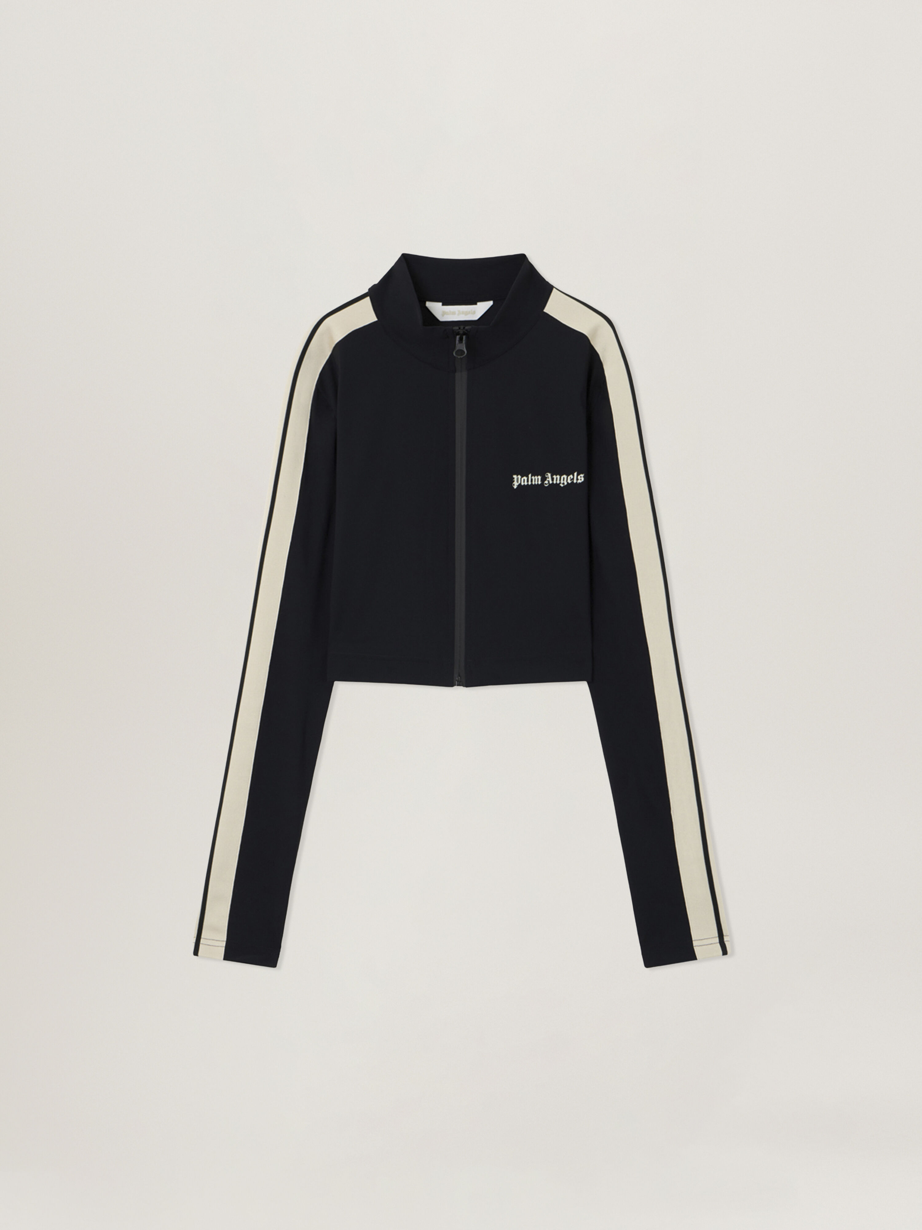 Classic Logo Training Jacket PALM ANGELS Classic Logo Training Jacket BLACK - OFF WHITE PAWVO04F26FB01