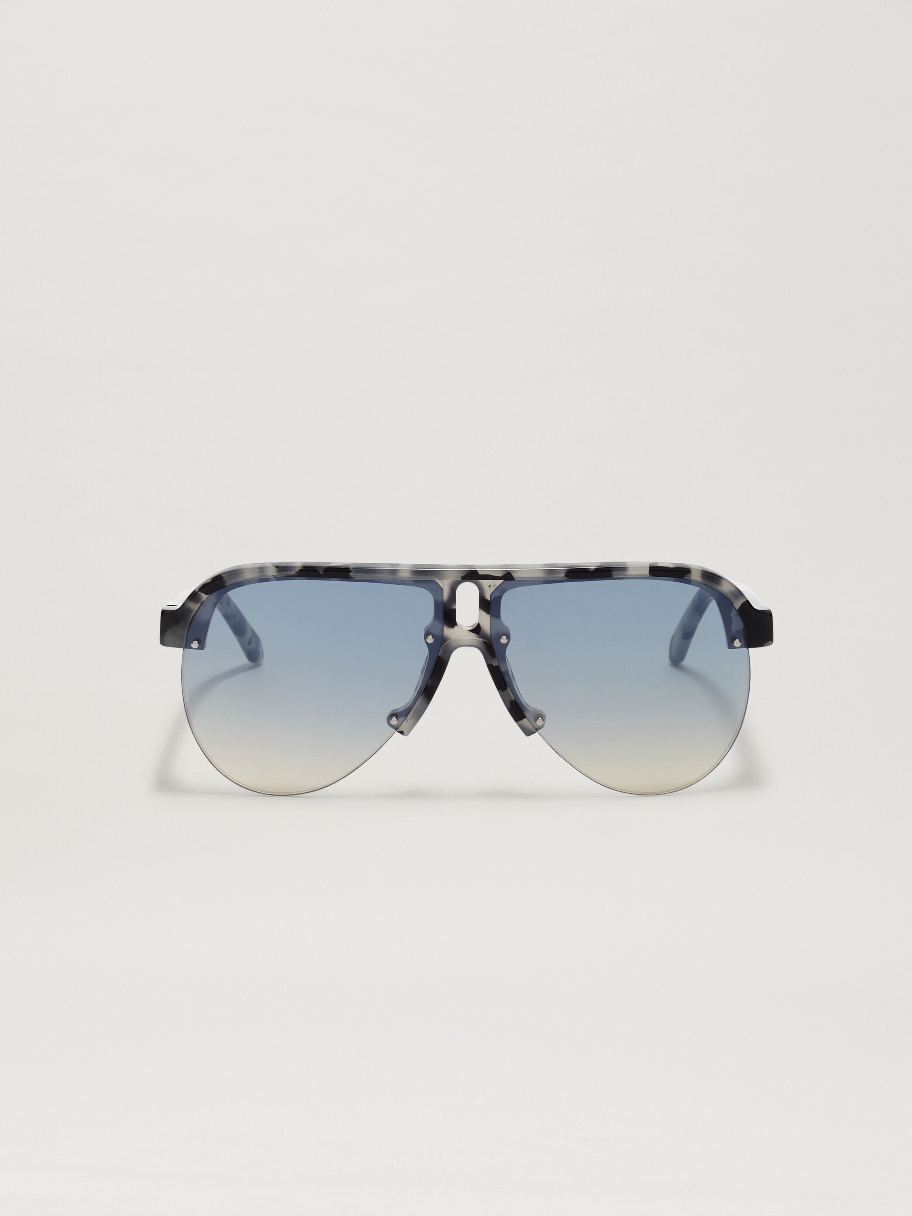 PALM ANGELS  Trinity sunglasses HAVANA BLACK BLUE GRADIENT ELECTRIC PERI10BS25PLA001