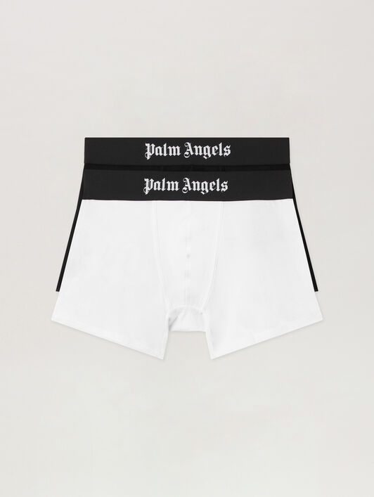 Boxer Bipack PALM ANGELS Boxer Bipack WHITE BLACK PMUH003C99FAB003