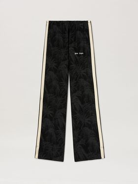 PALM ANGELS  Palms jaquaredTrack pants ORANGE - BLACK PWCA154S25FAB001