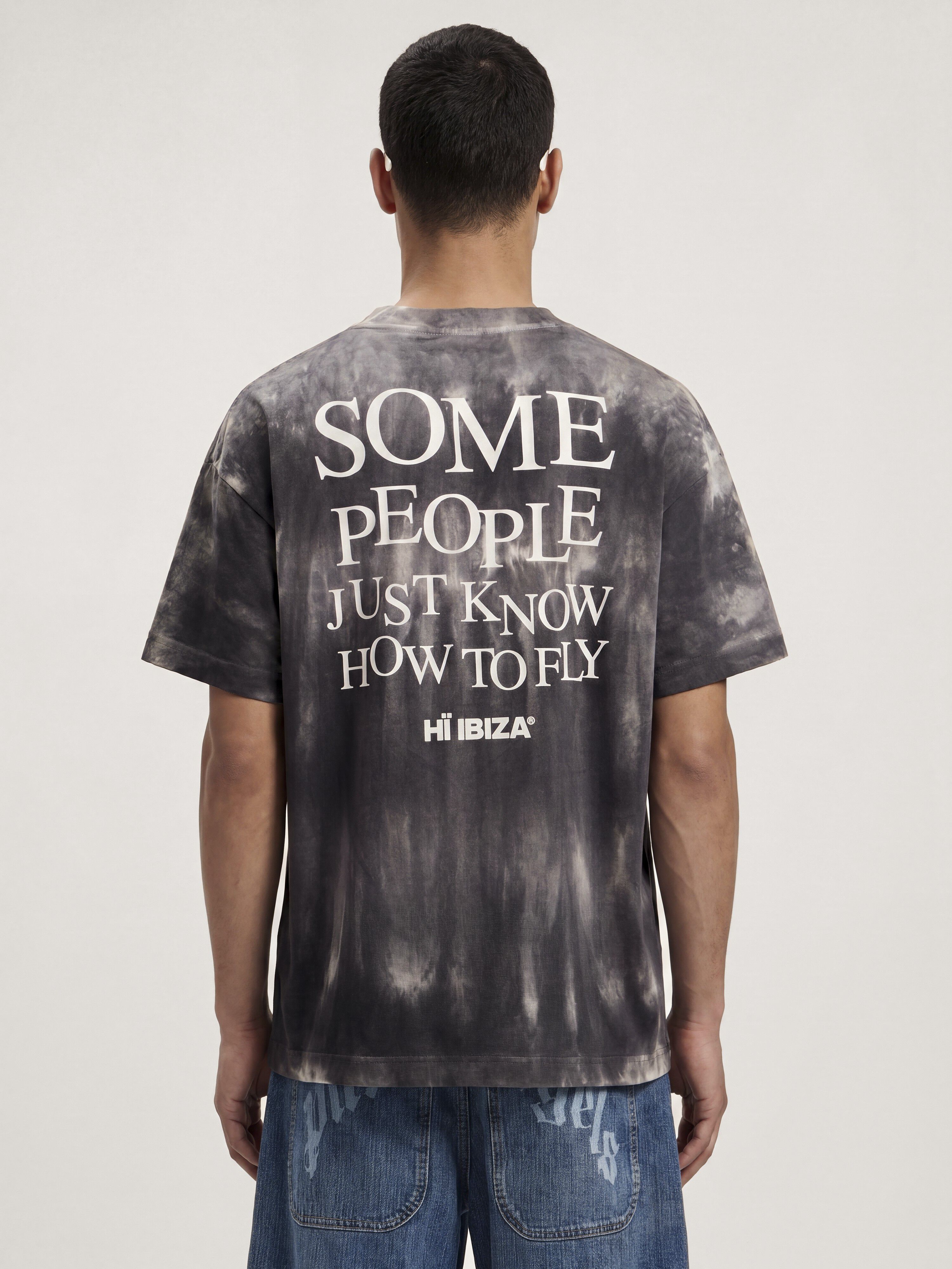 Palm Angels x Hï Ibiza Tie-dye T-shirt PALM ANGELS Palm Angels x Hï Ibiza Tie-dye T-shirt MEDIUM GREY - OFF WHITE PAMAA001JR007