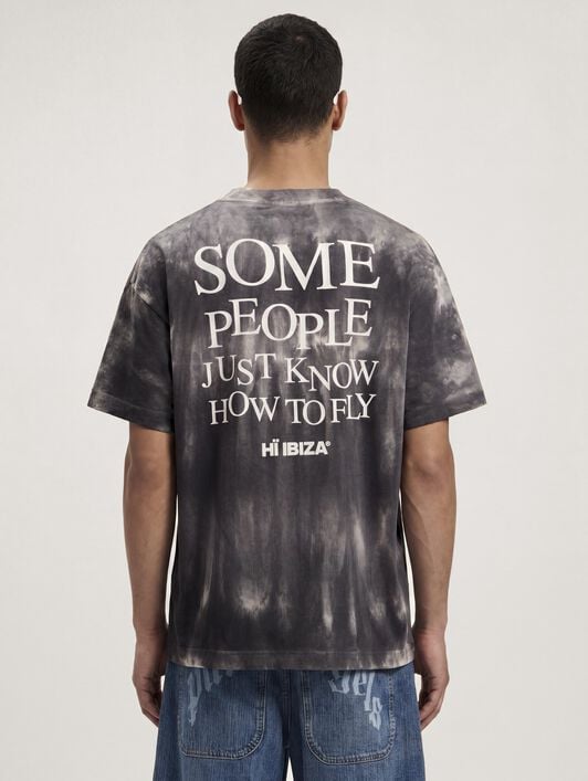 Palm Angels x Hï Ibiza Tie-dye T-shirt PALM ANGELS Palm Angels x Hï Ibiza Tie-dye T-shirt MEDIUM GREY - OFF WHITE PAMAA001JR007