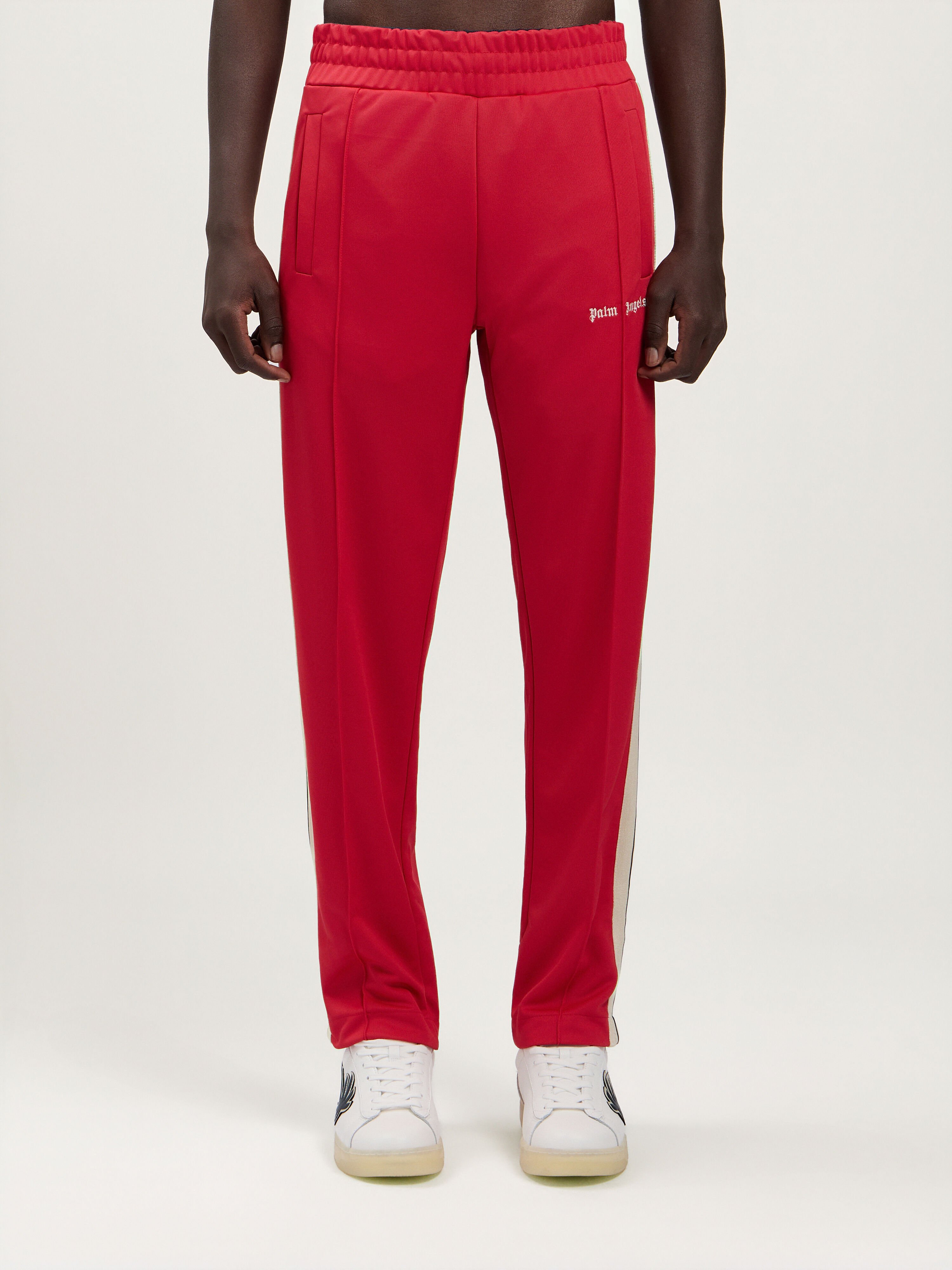 Classic Logo Track Pants PALM ANGELS Classic Logo Track Pants RED OFF WHITE PMCJ020S26FAB001