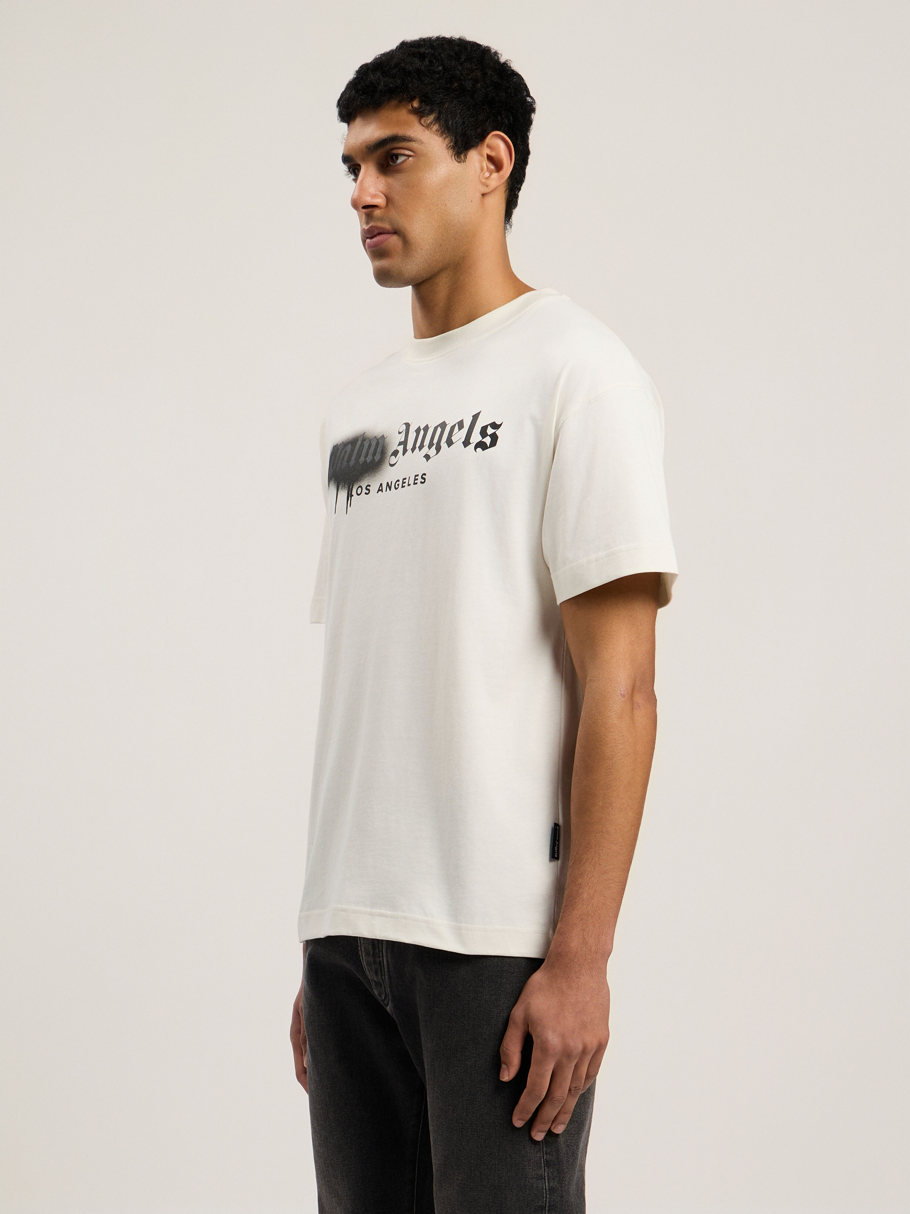 Spray City Los Angeles T-Shirt in OFF White/Black for Men | Palm