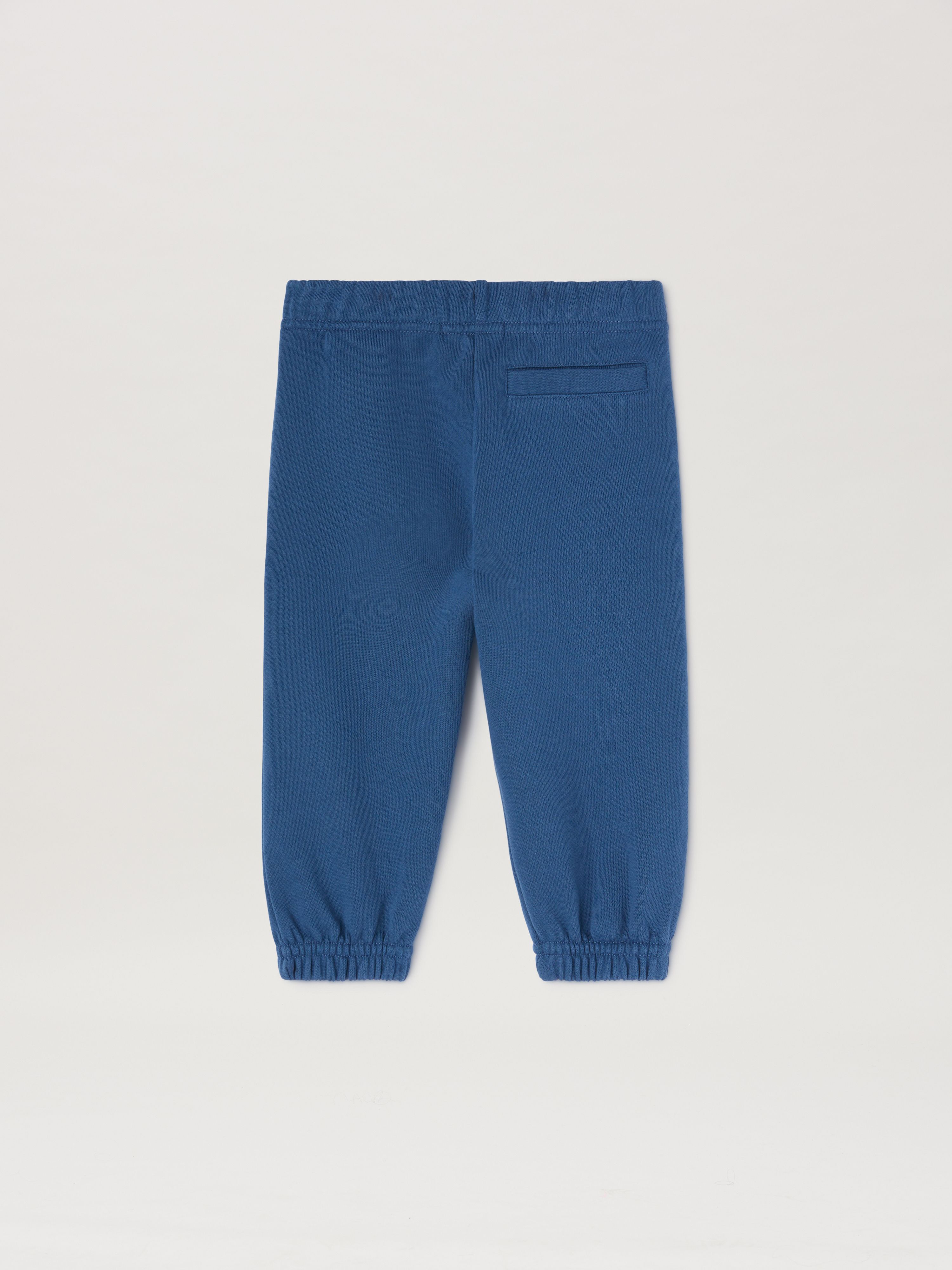 PALM ANGELS  Overlogo sweatpants BLUE OFFWHITE PBXD001S25FLE001